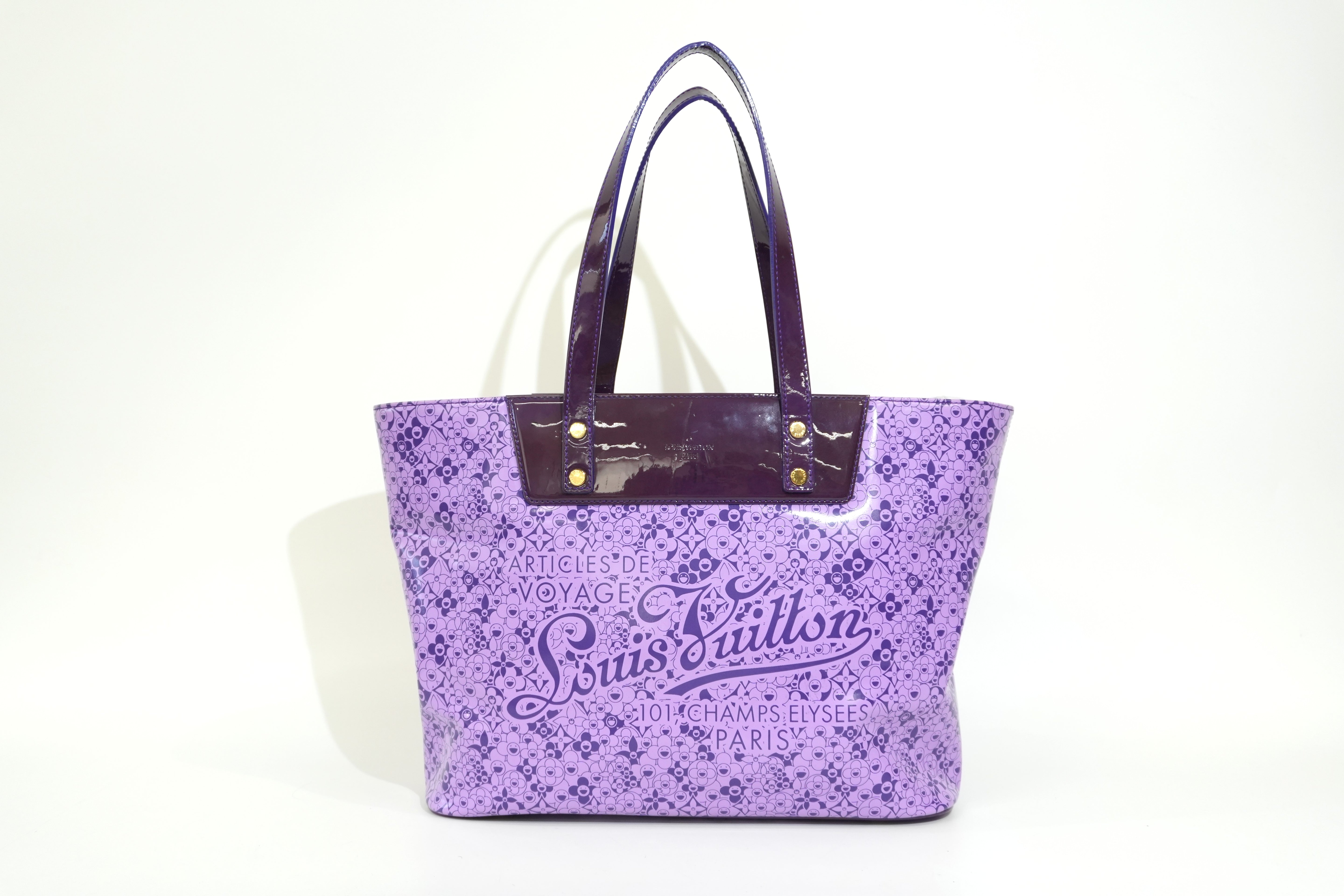 Pre-owned Louis Vuitton Limited Edition Murakami Cosmic Blossom PM Purple
