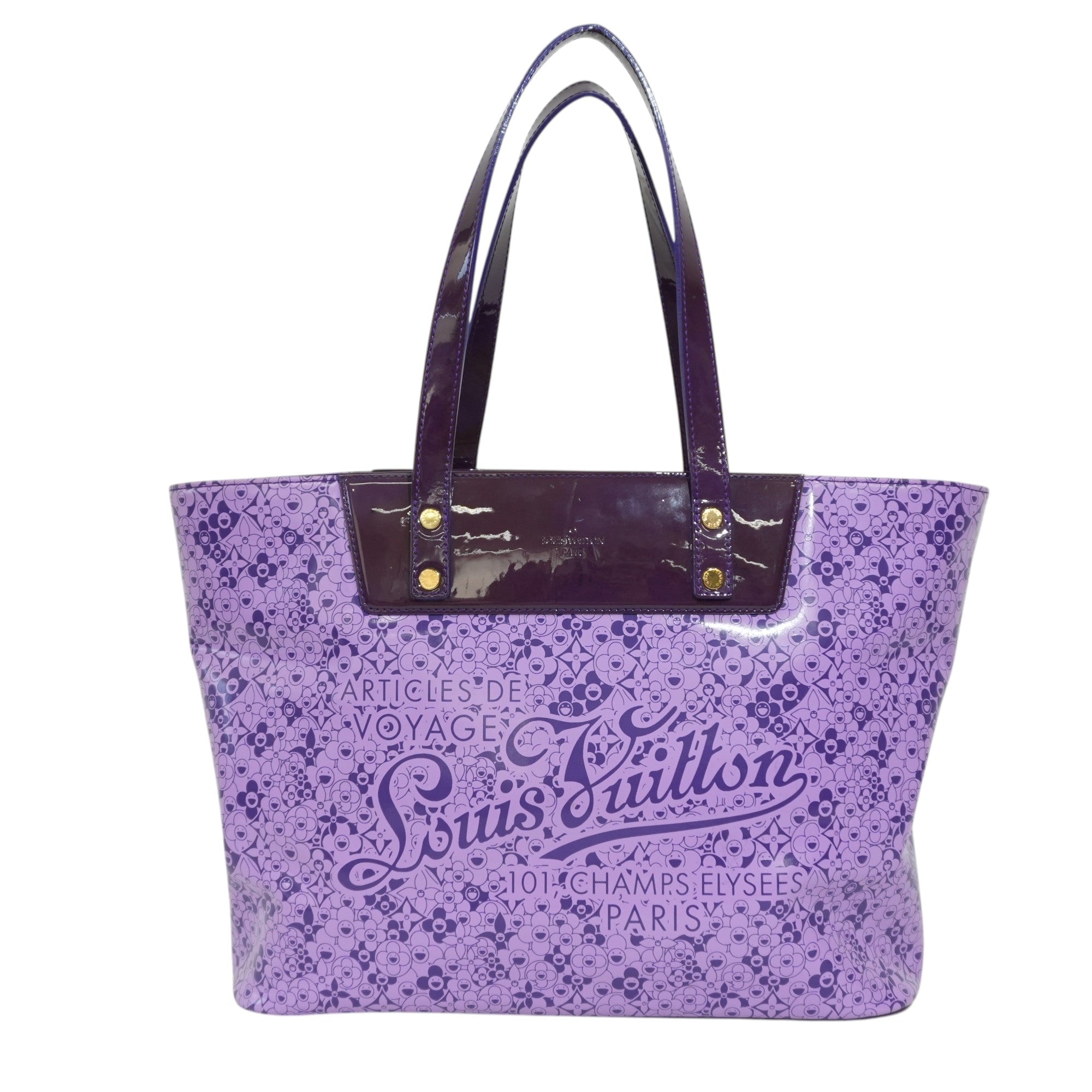 Pre-owned Louis Vuitton Limited Edition Murakami Cosmic Blossom PM Purple