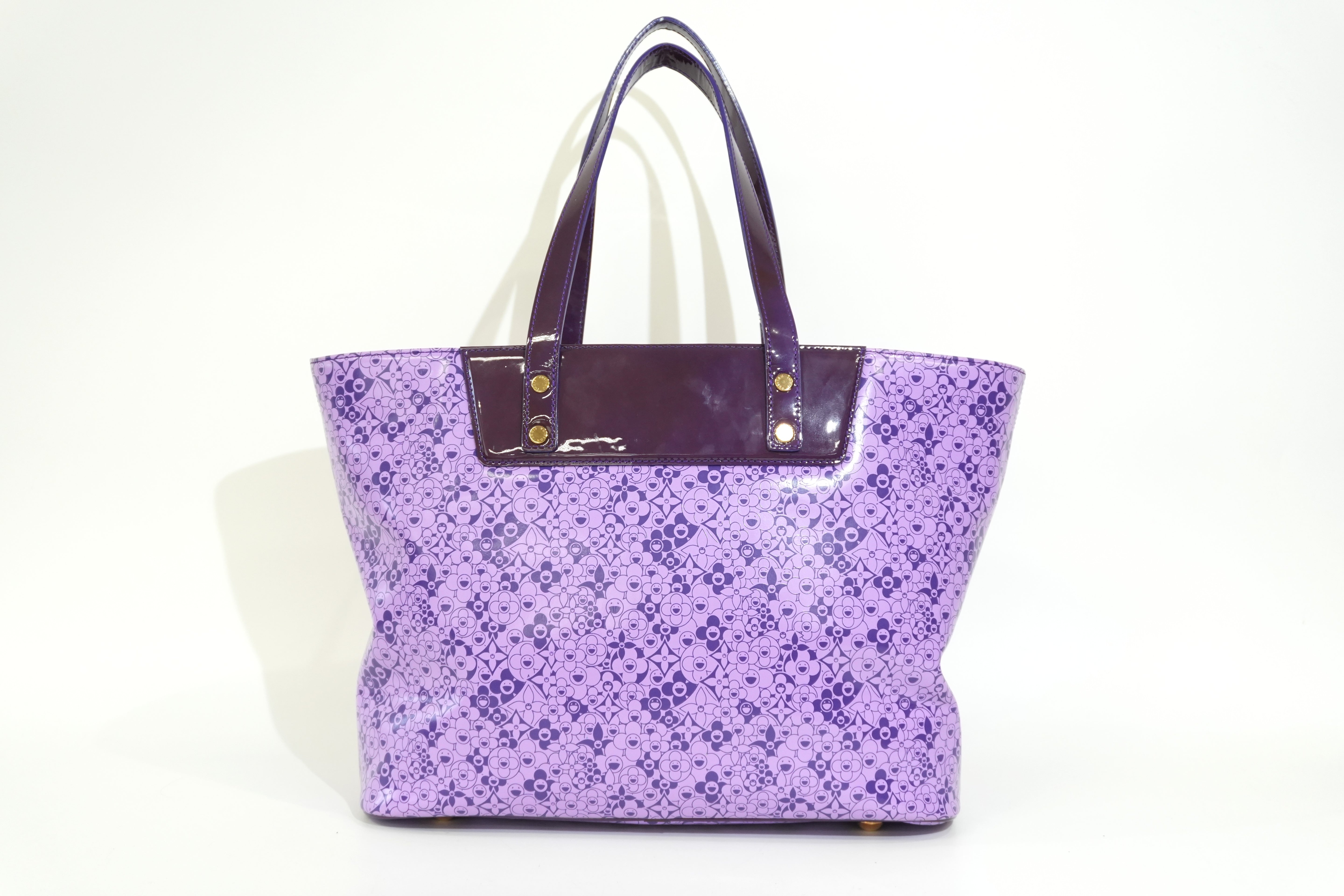 Pre-owned Louis Vuitton Limited Edition Murakami Cosmic Blossom PM Purple