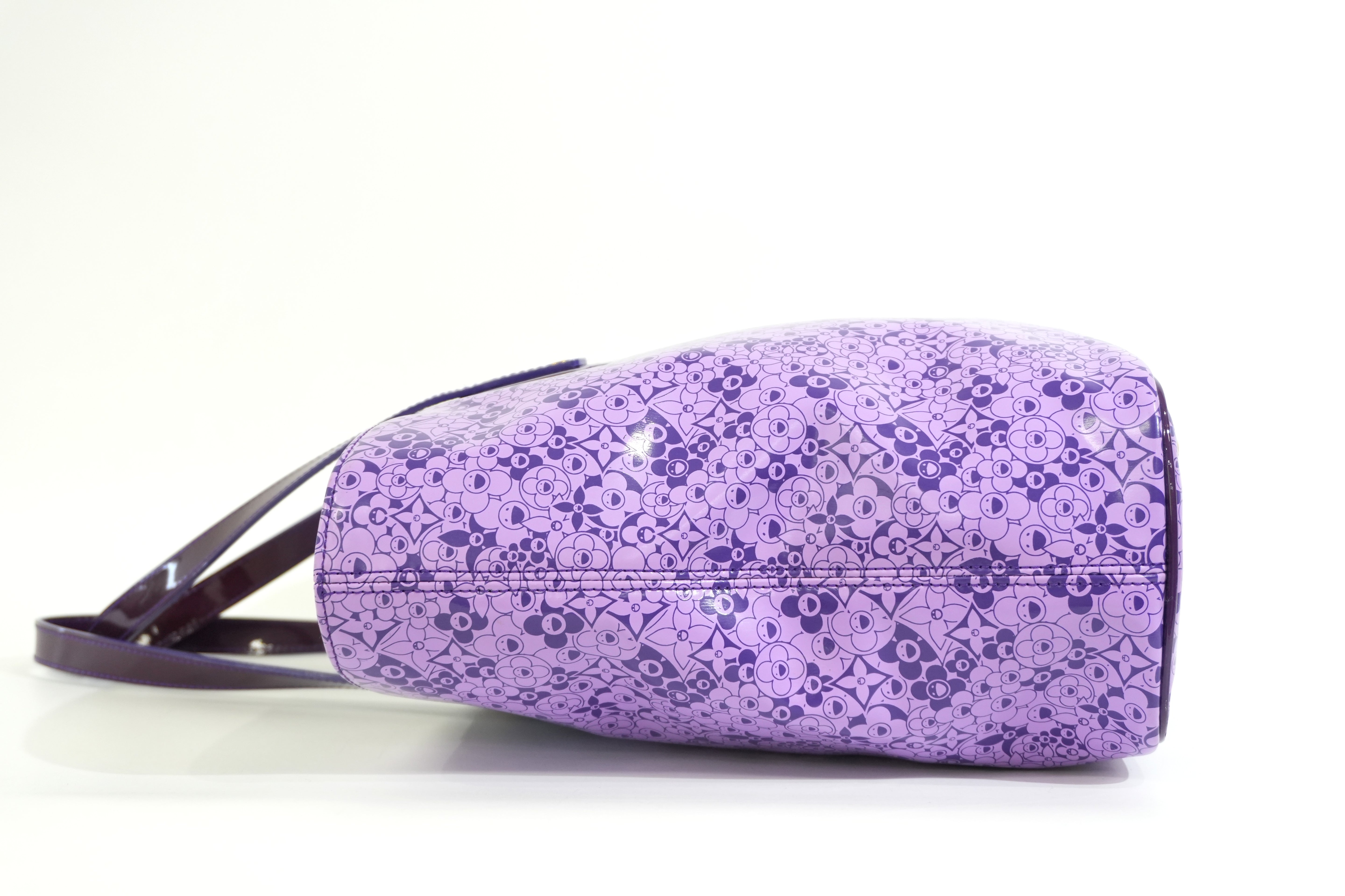 Pre-owned Louis Vuitton Limited Edition Murakami Cosmic Blossom PM Purple