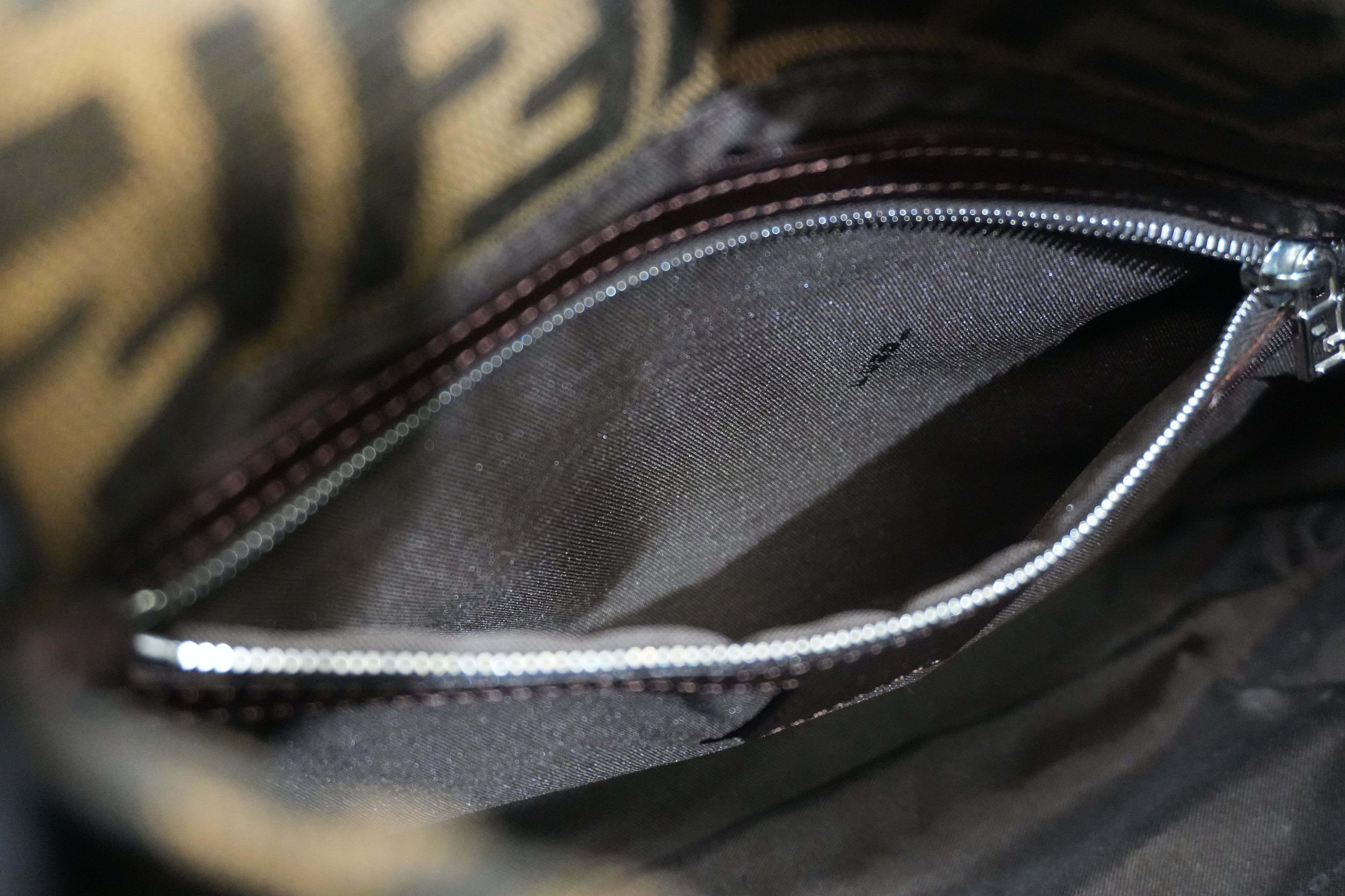 Pre-owned Fendi Zucca Mamma Baguette Handbag Brown