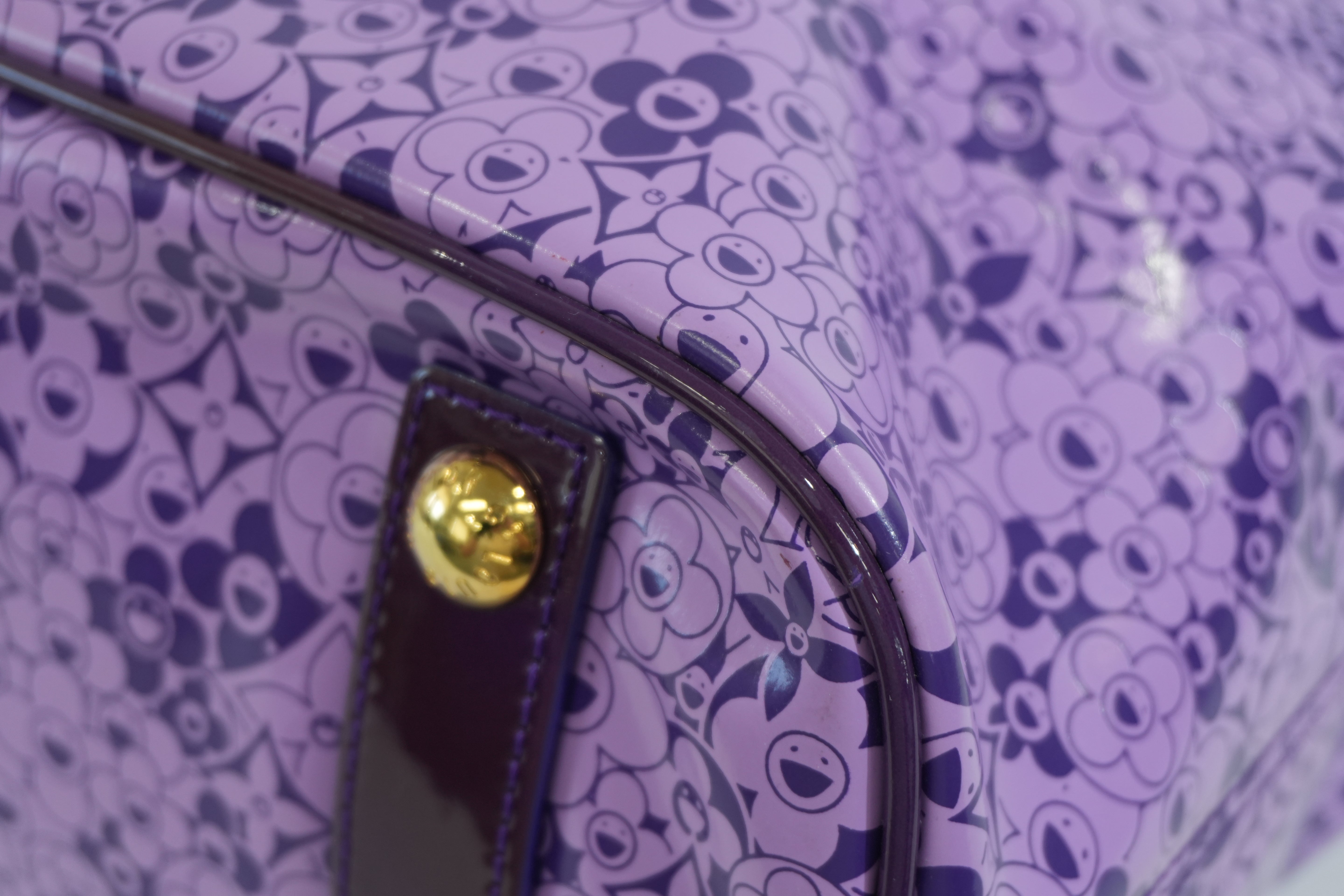 Pre-owned Louis Vuitton Limited Edition Murakami Cosmic Blossom PM Purple
