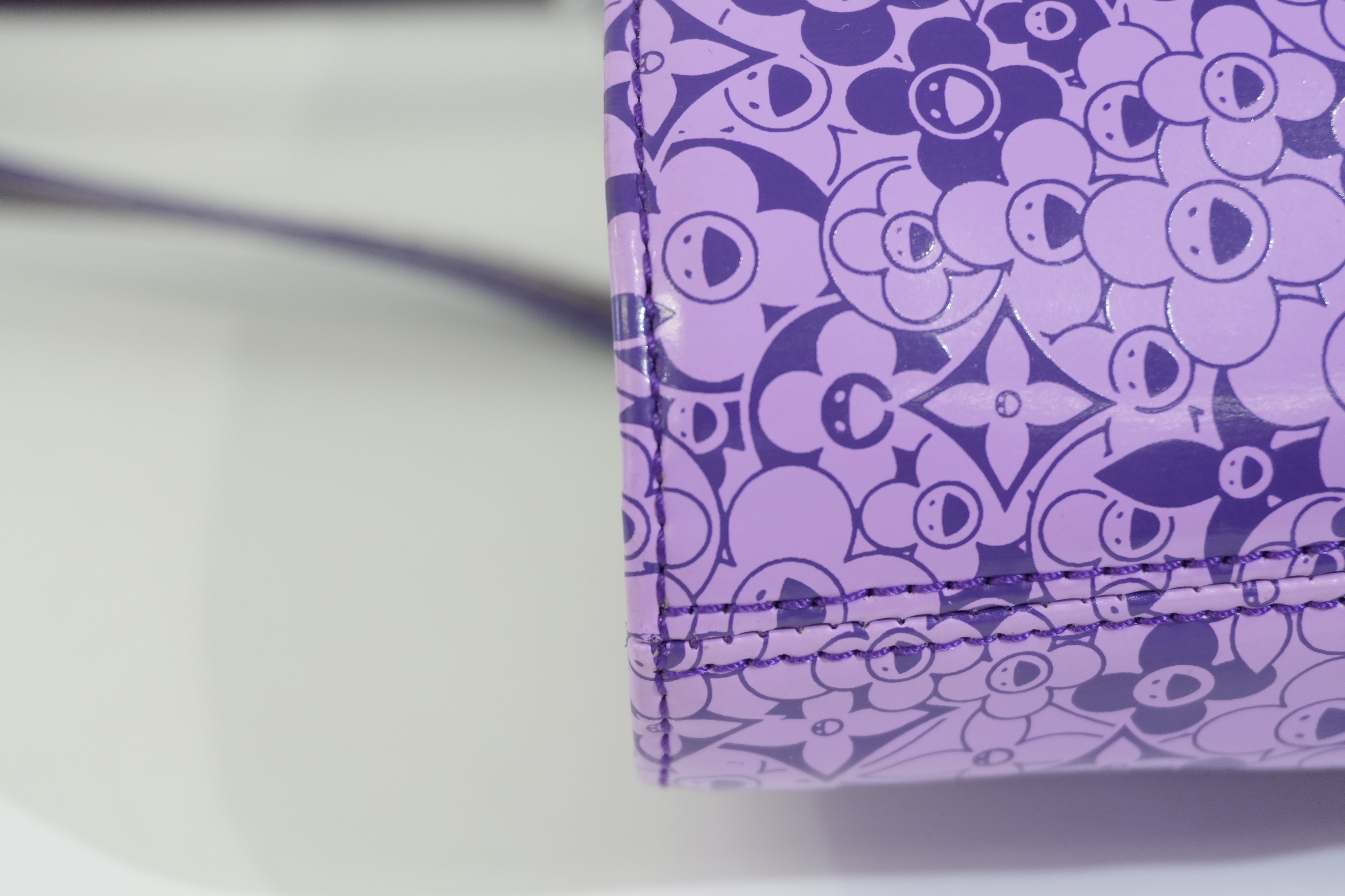 Pre-owned Louis Vuitton Limited Edition Murakami Cosmic Blossom PM Purple