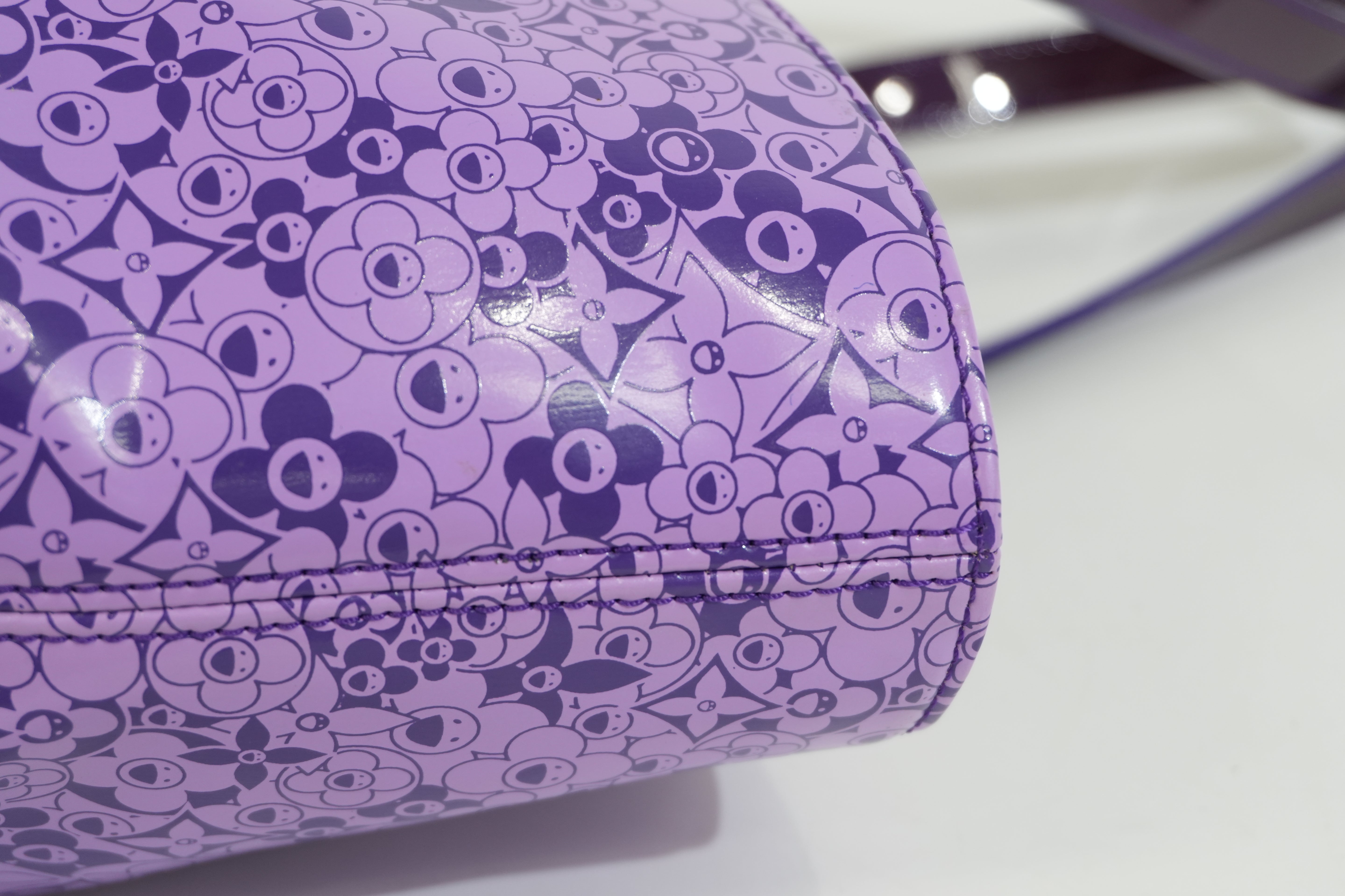 Pre-owned Louis Vuitton Limited Edition Murakami Cosmic Blossom PM Purple