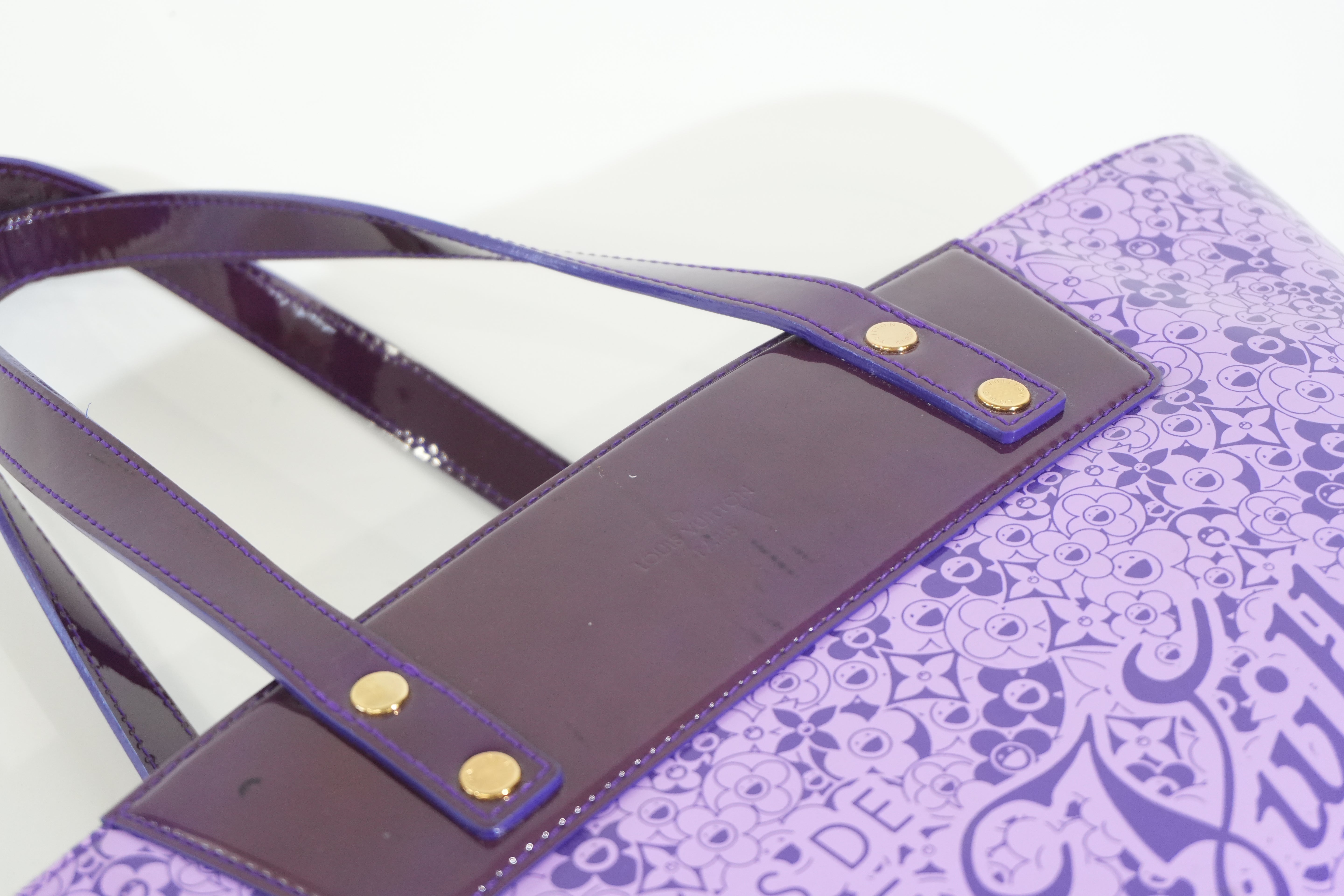 Pre-owned Louis Vuitton Limited Edition Murakami Cosmic Blossom PM Purple