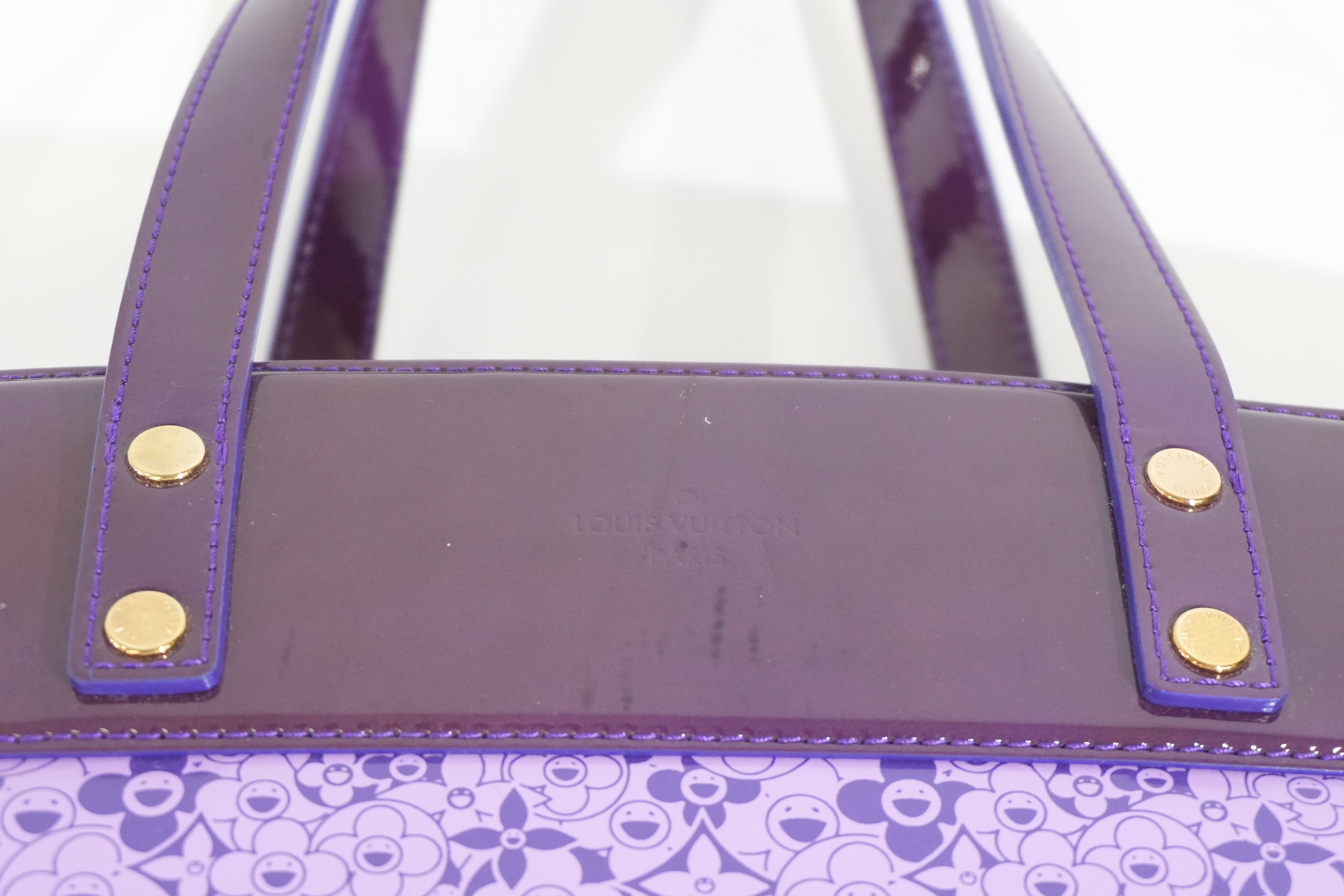 Pre-owned Louis Vuitton Limited Edition Murakami Cosmic Blossom PM Purple