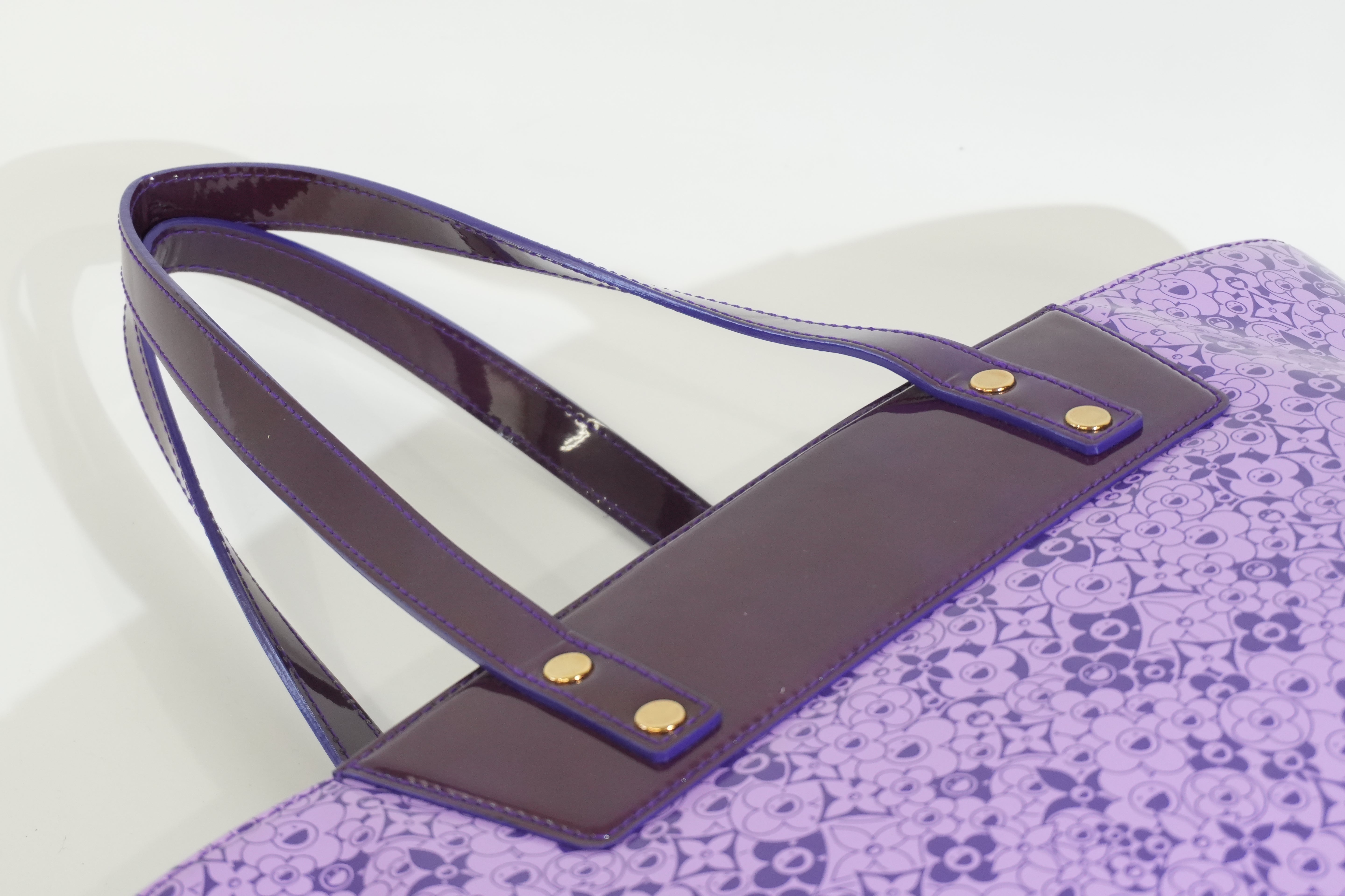 Pre-owned Louis Vuitton Limited Edition Murakami Cosmic Blossom PM Purple