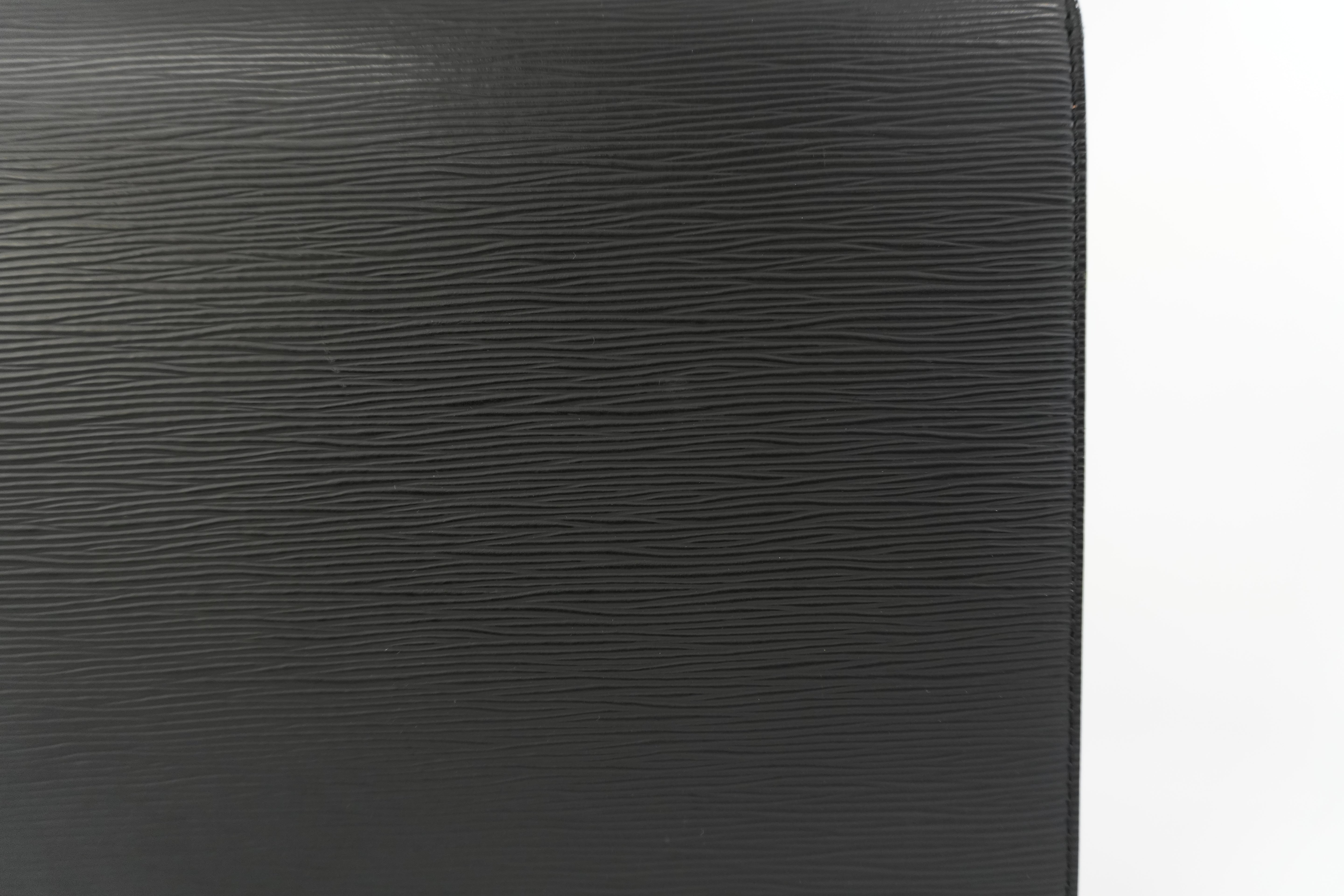 Louis Vuitton Briefcase Epi Black Used