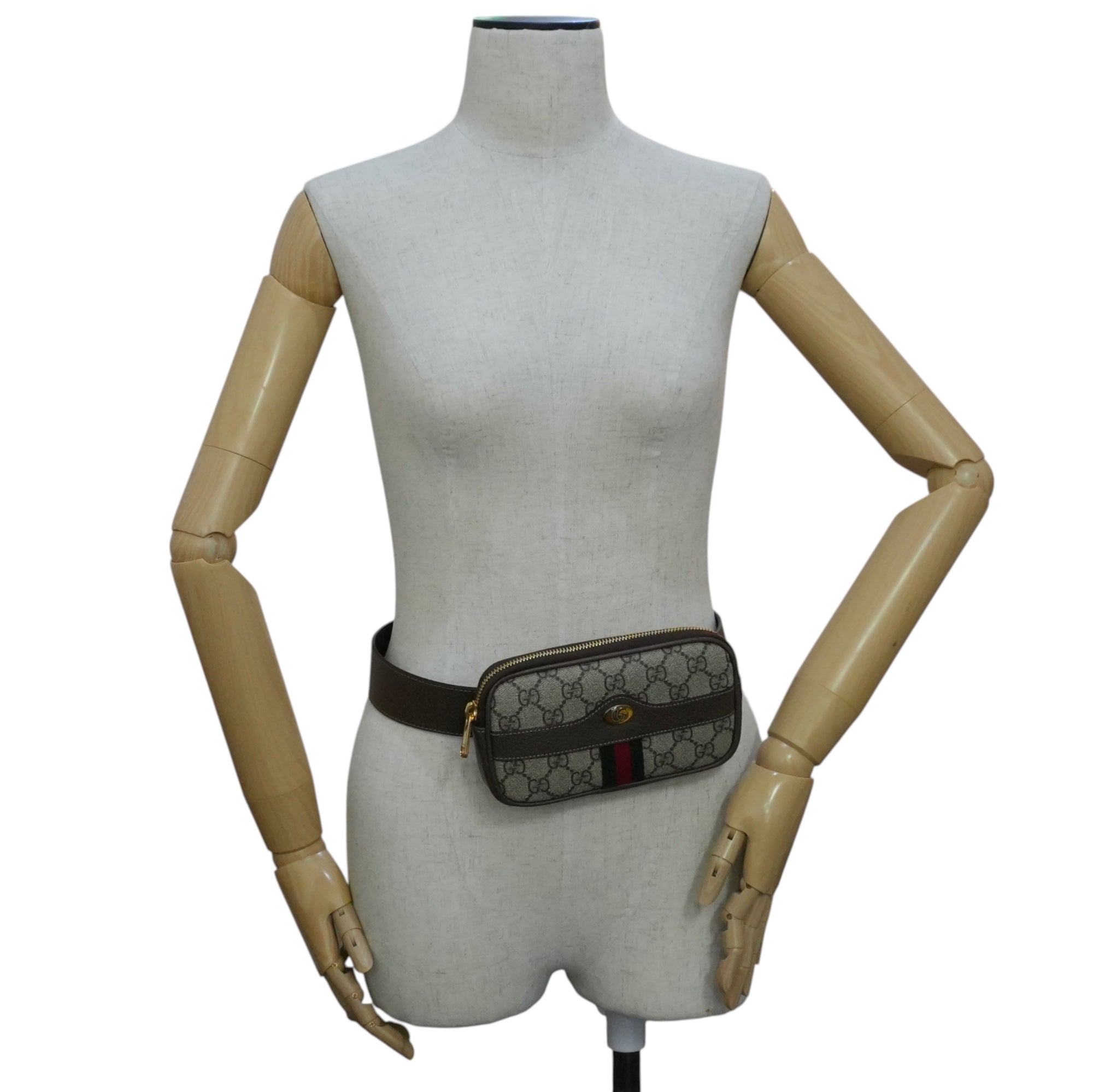 Pre-owned Gucci Ophidia Belt Bag Size 85