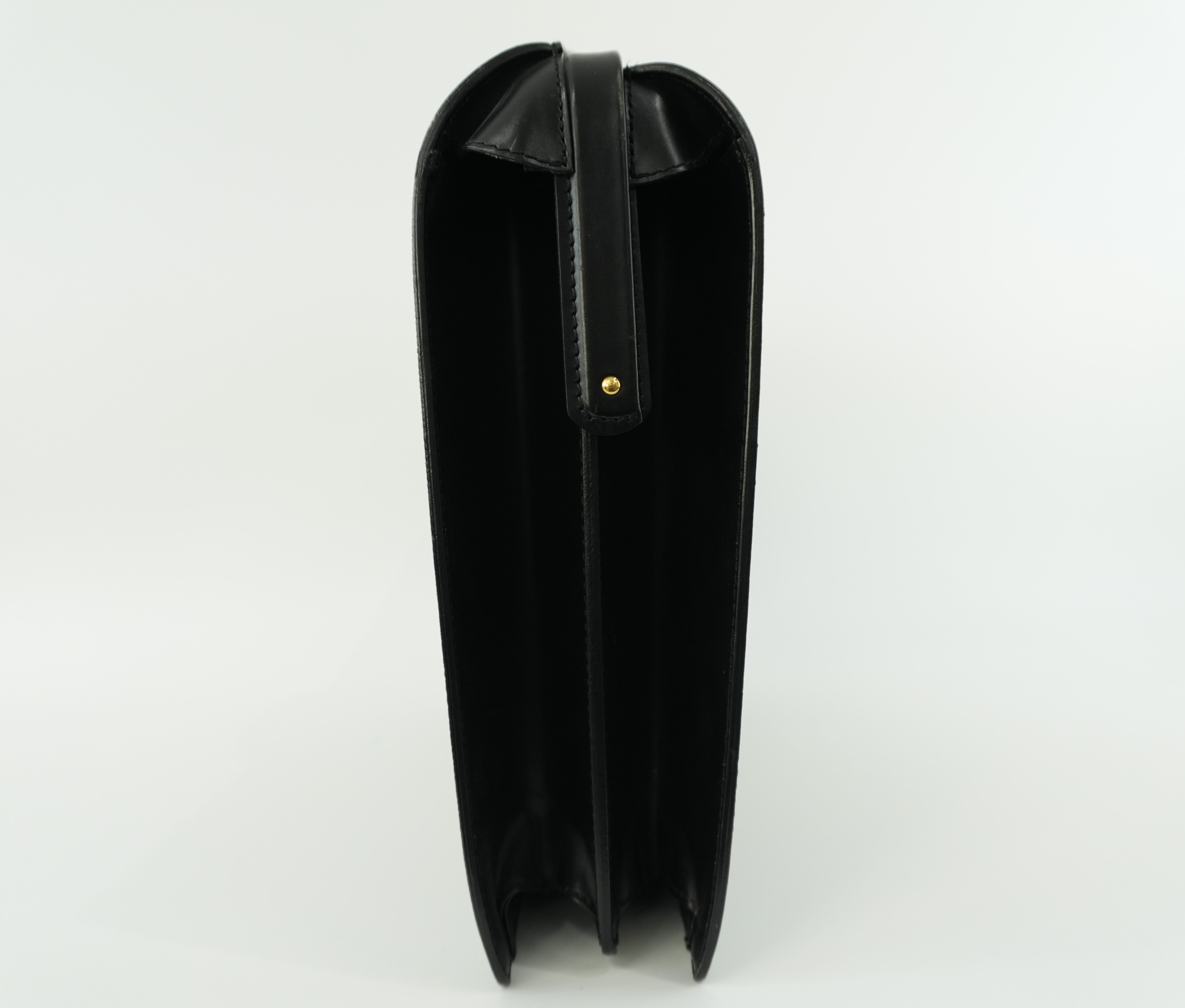 Louis Vuitton Briefcase Epi Black Used