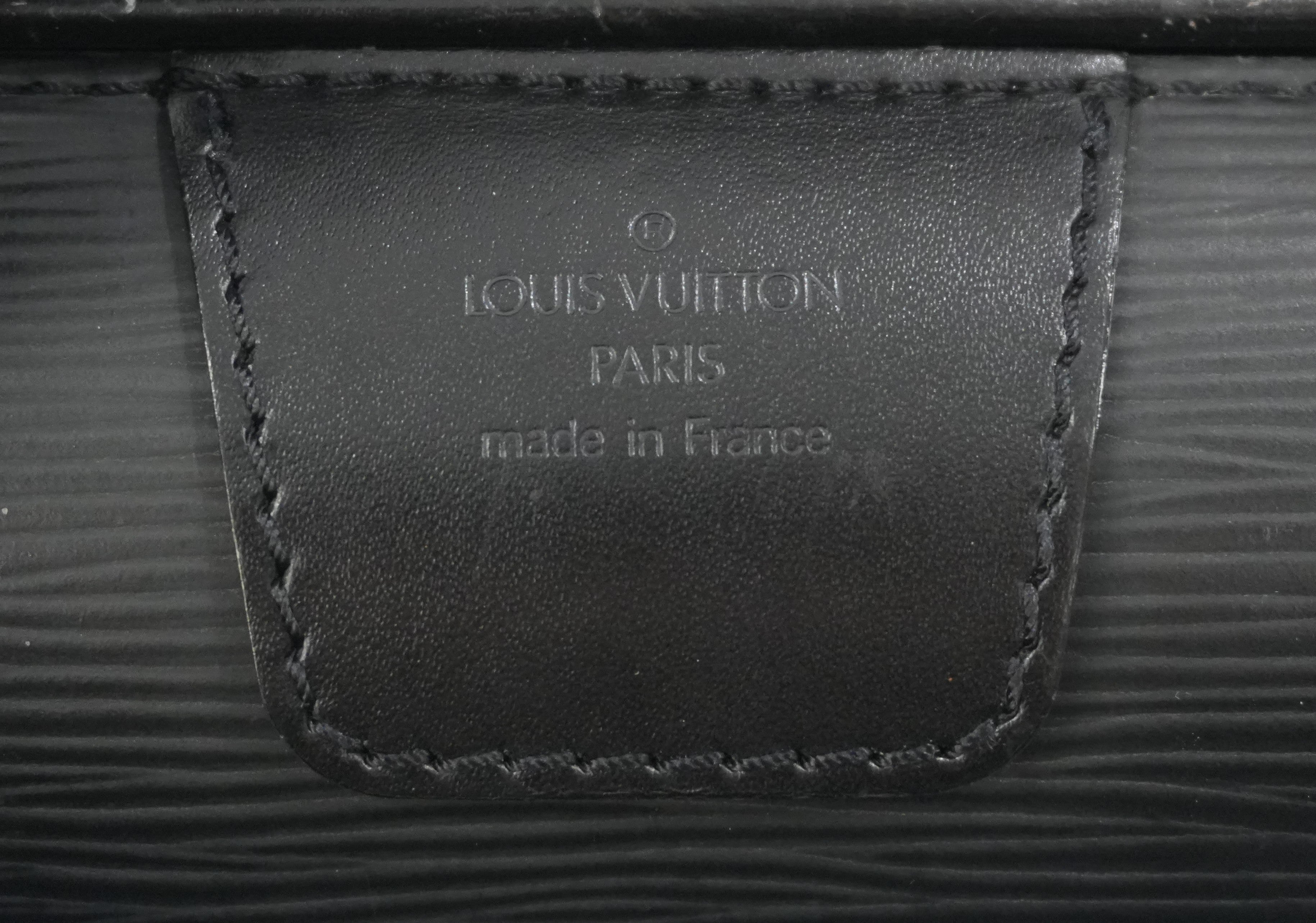 Louis Vuitton Briefcase Epi Black Used