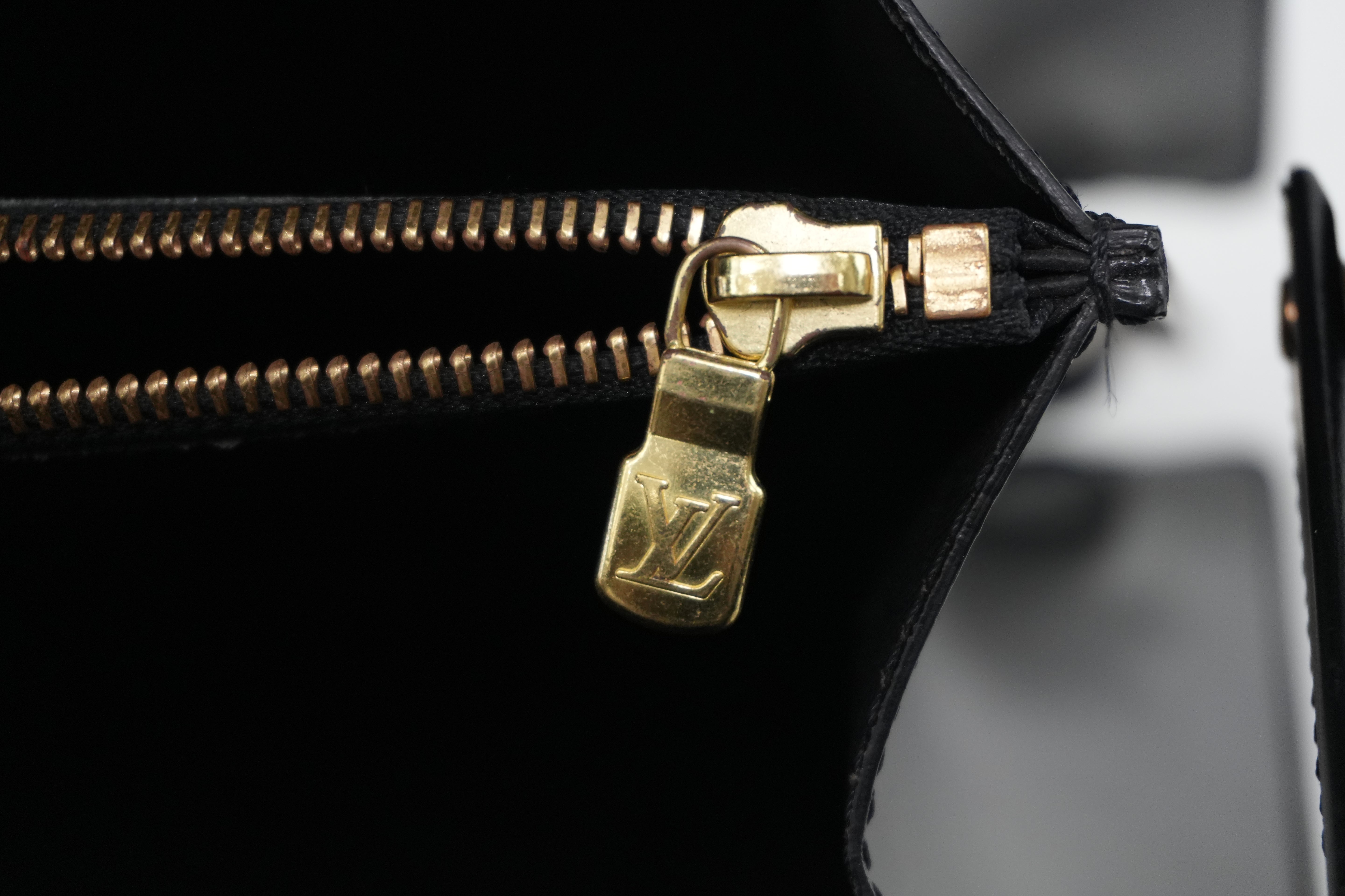 Louis Vuitton Briefcase Epi Black Used