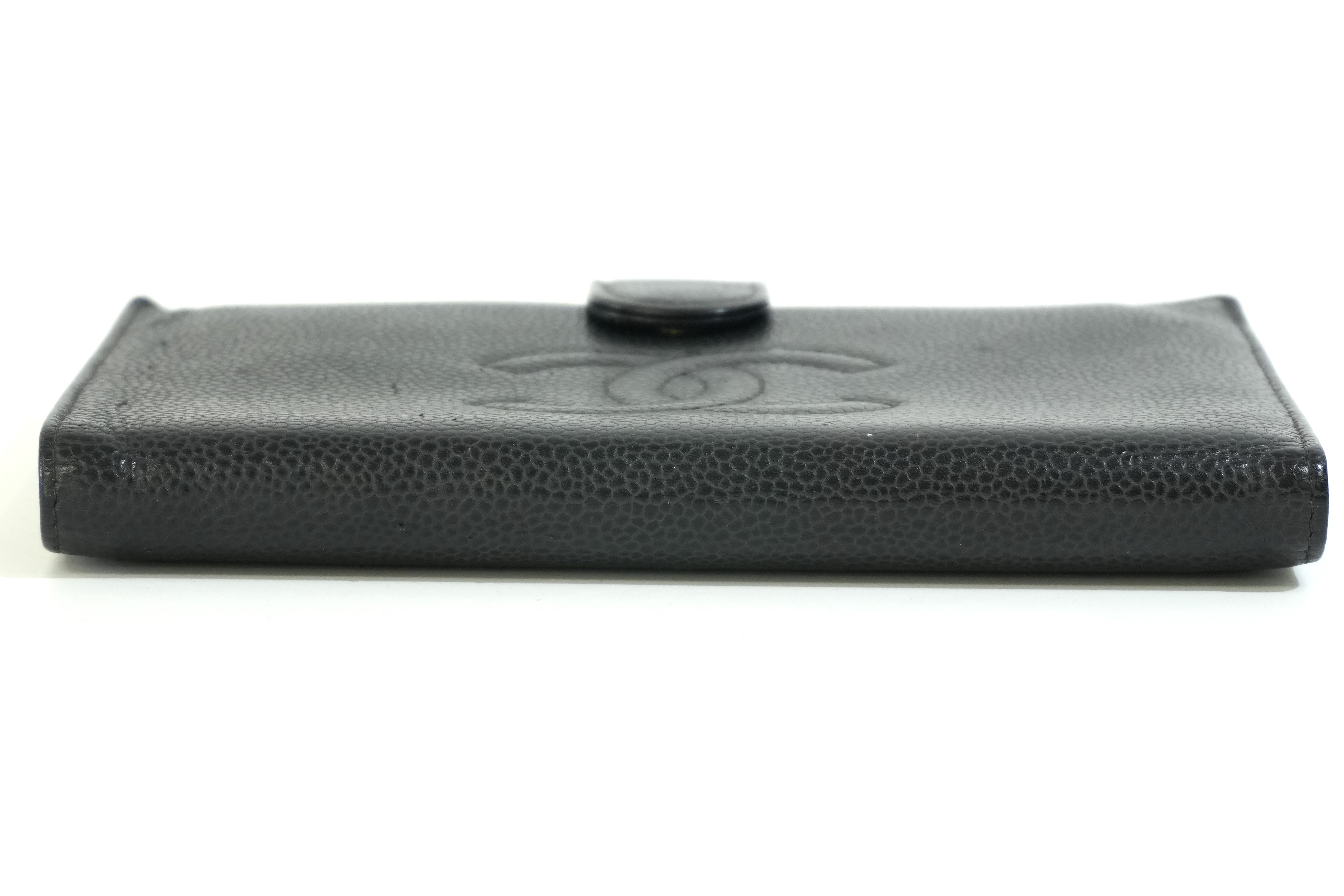 Pre-owned Chanel Long Wallet Black