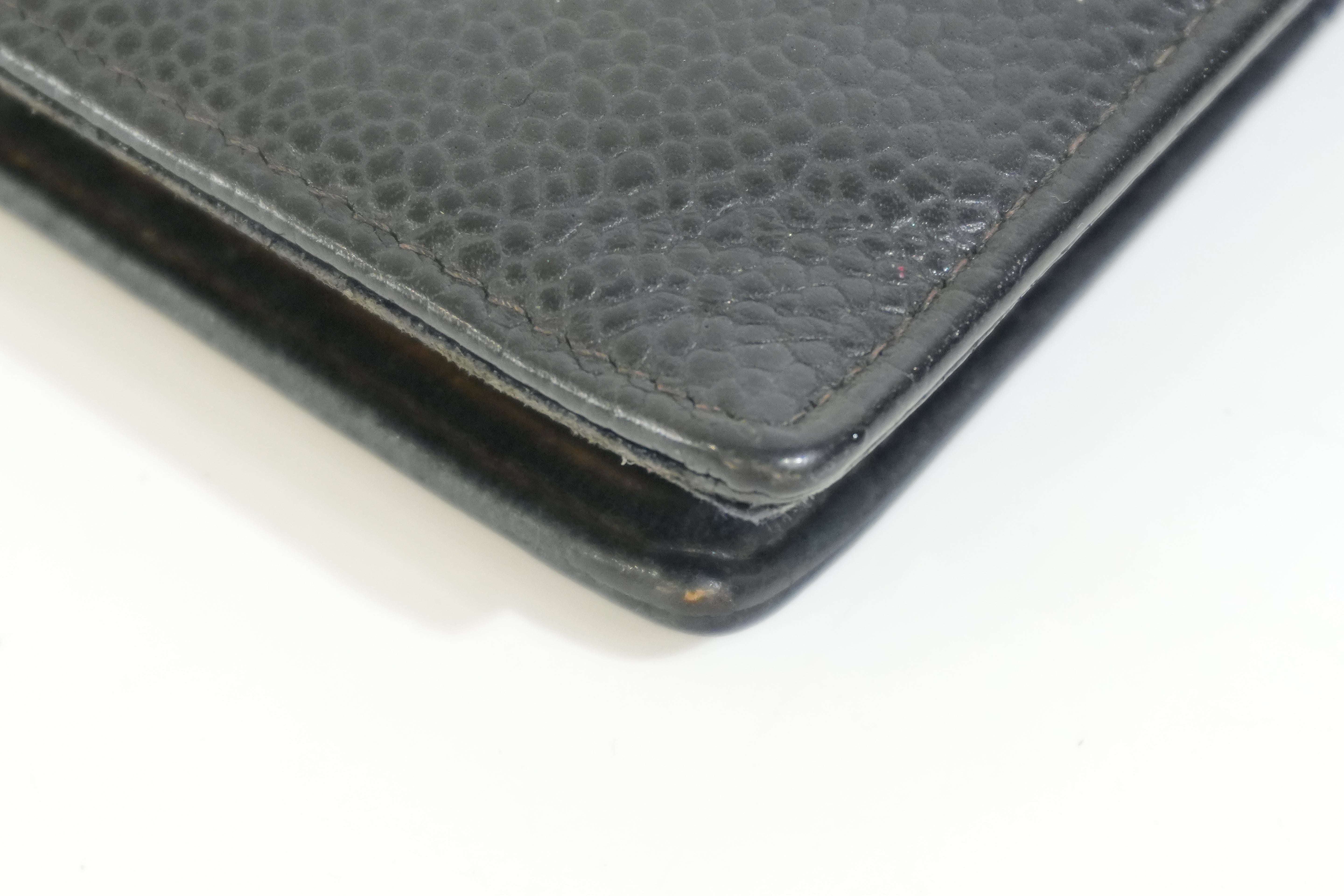 Pre-owned Chanel Long Wallet Black