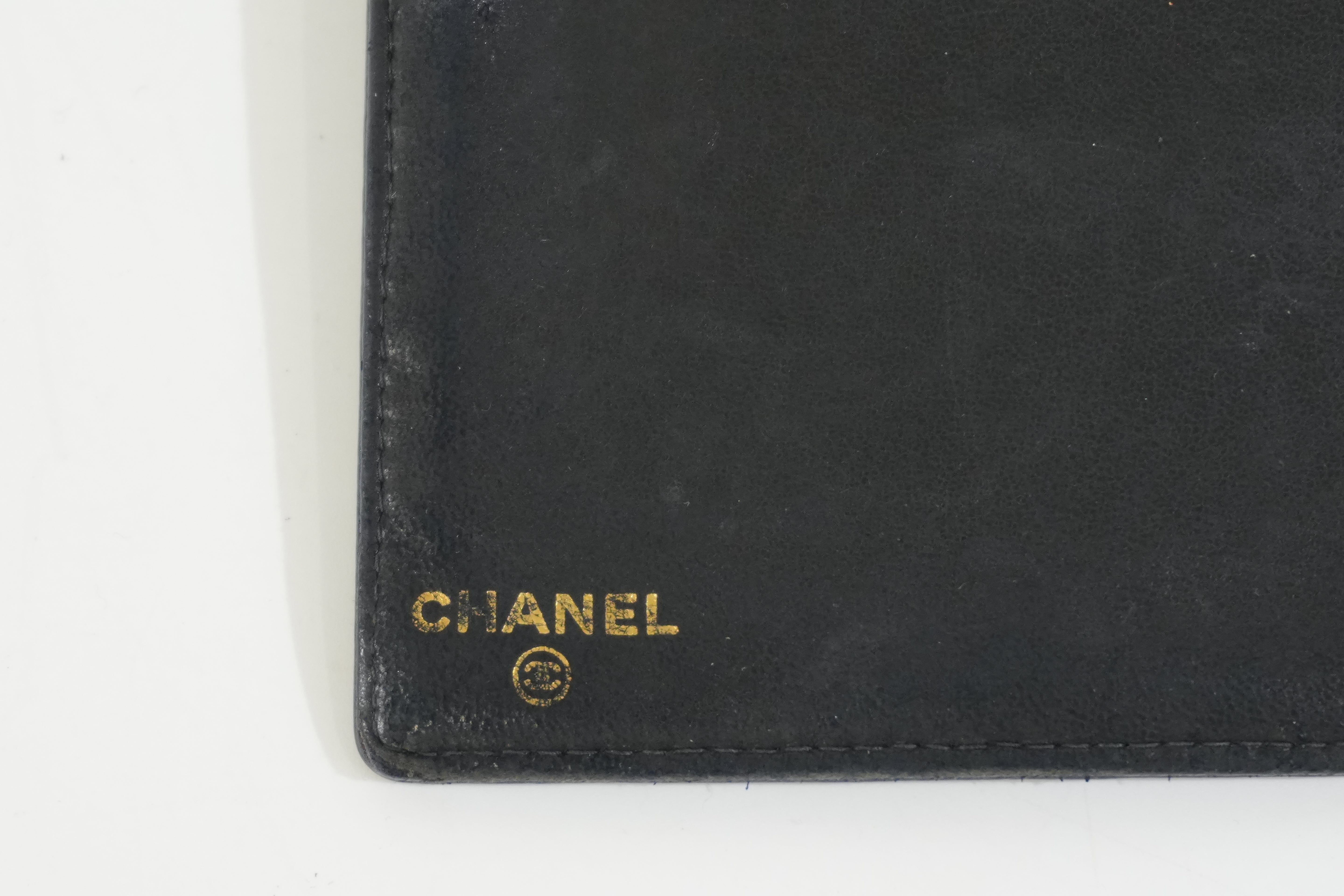 Pre-owned Chanel Long Wallet Black