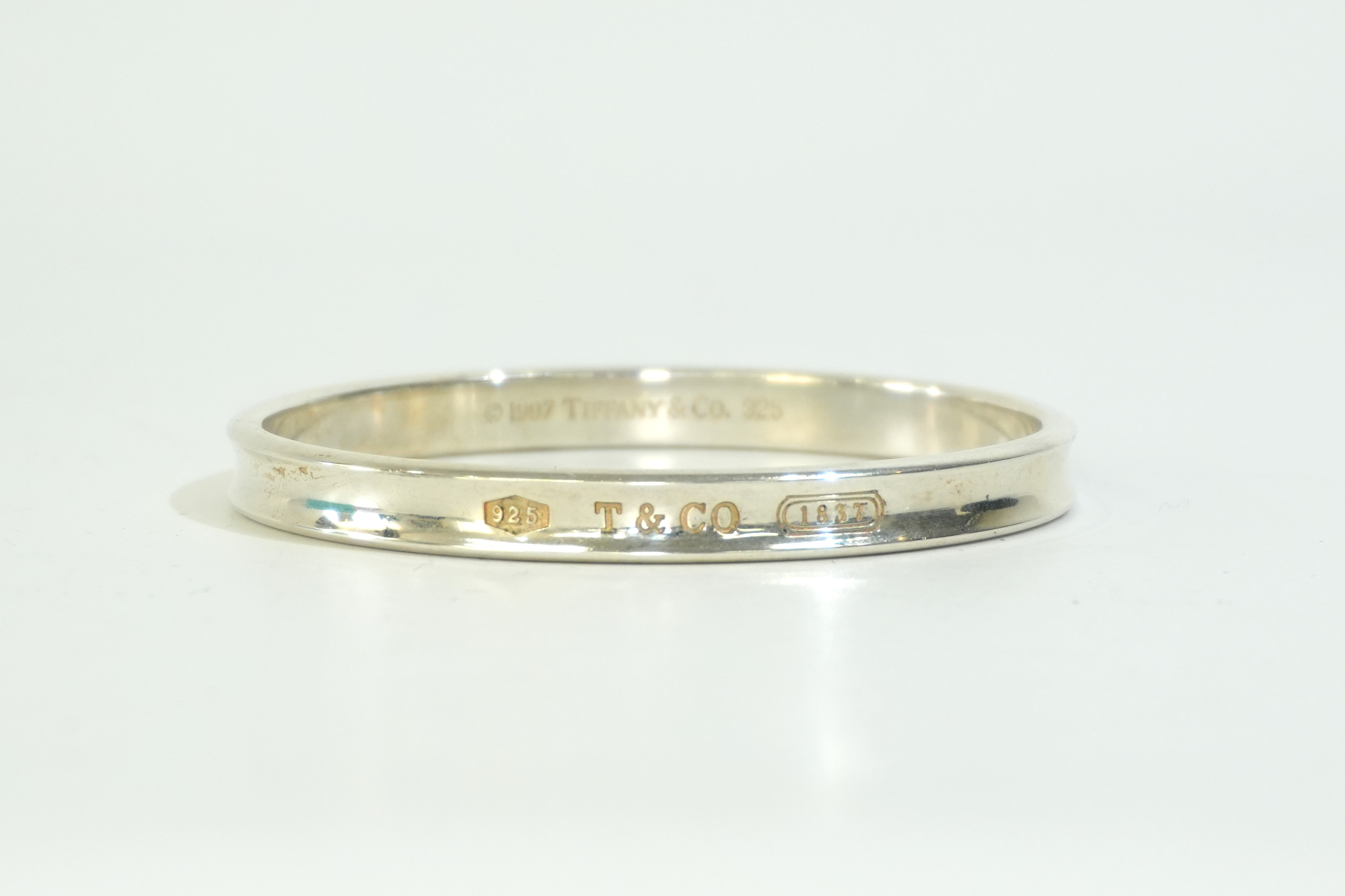 Pre-owned Tiffany & CO. Silver Bangle