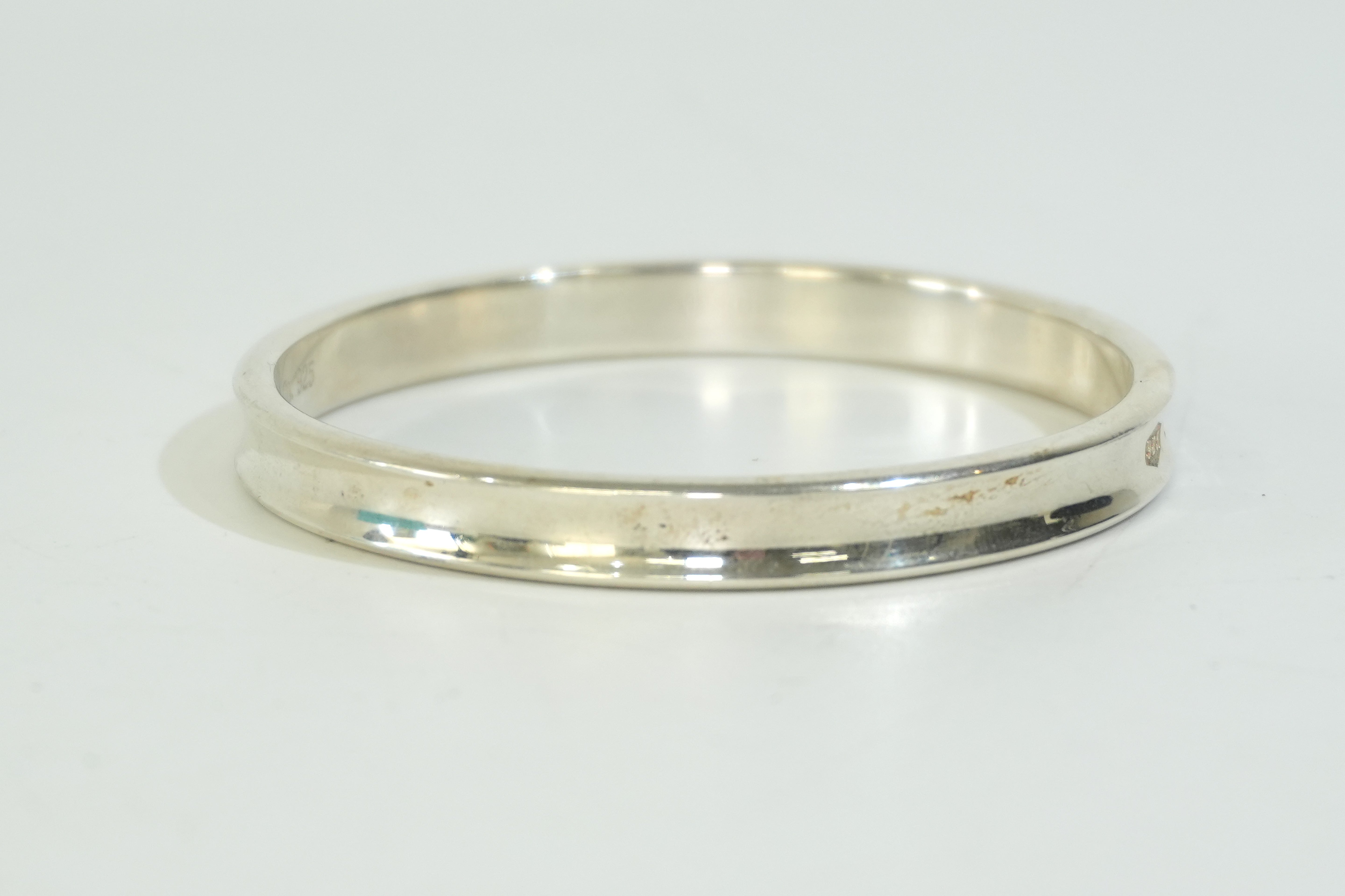 Pre-owned Tiffany & CO. Silver Bangle