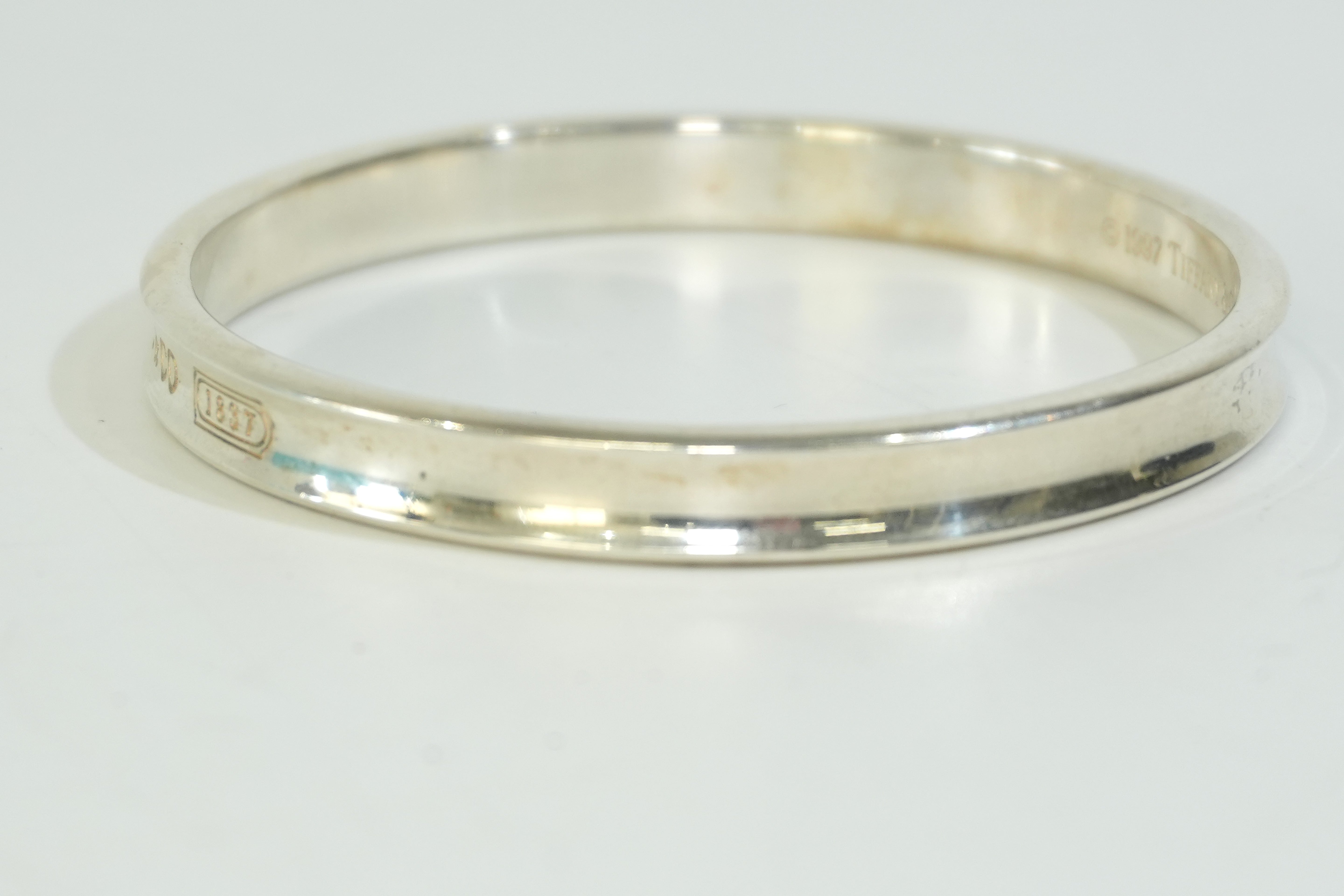 Pre-owned Tiffany & CO. Silver Bangle