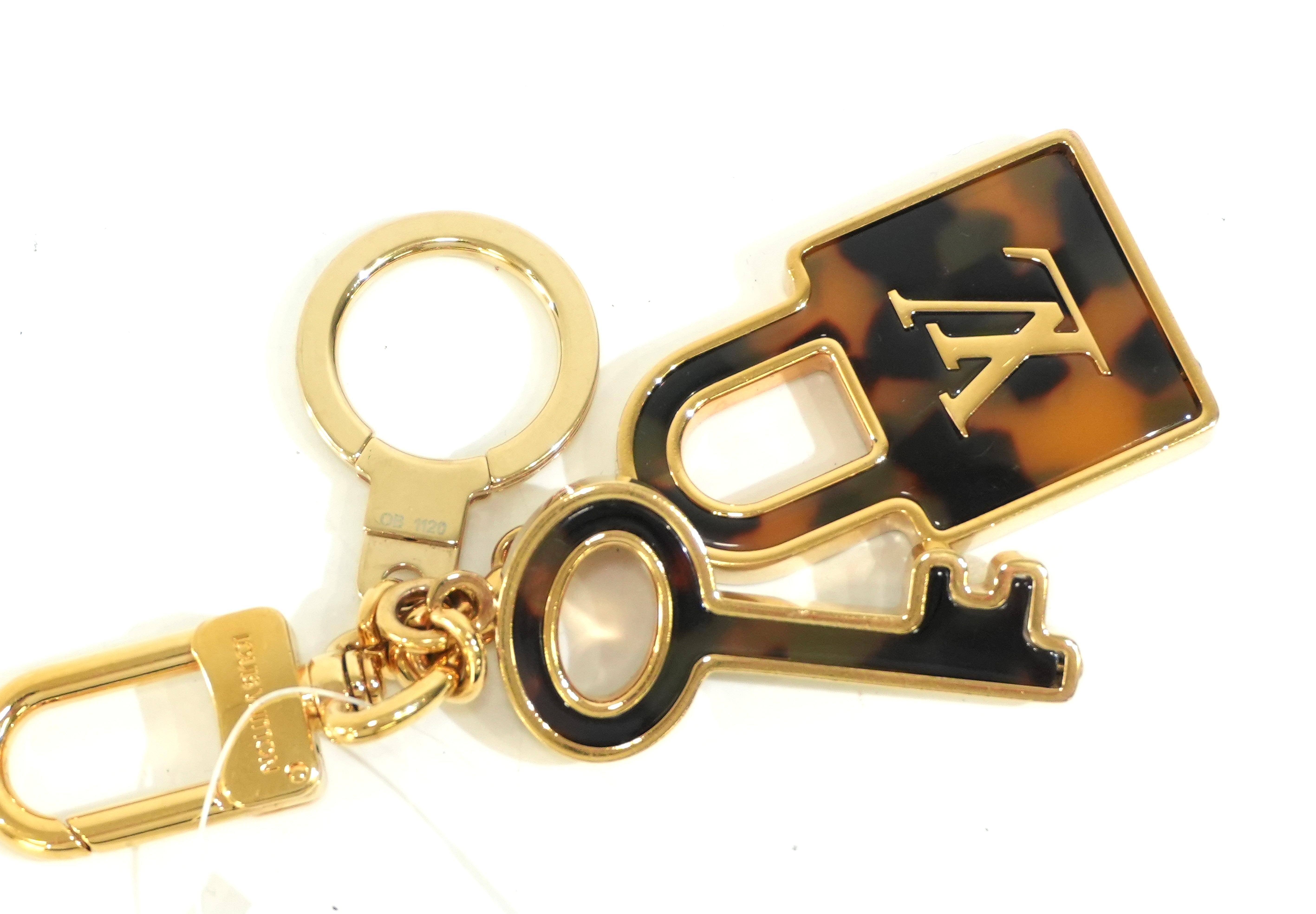 Pre-owned Louis Vuitton Lock Bag Charm Brown