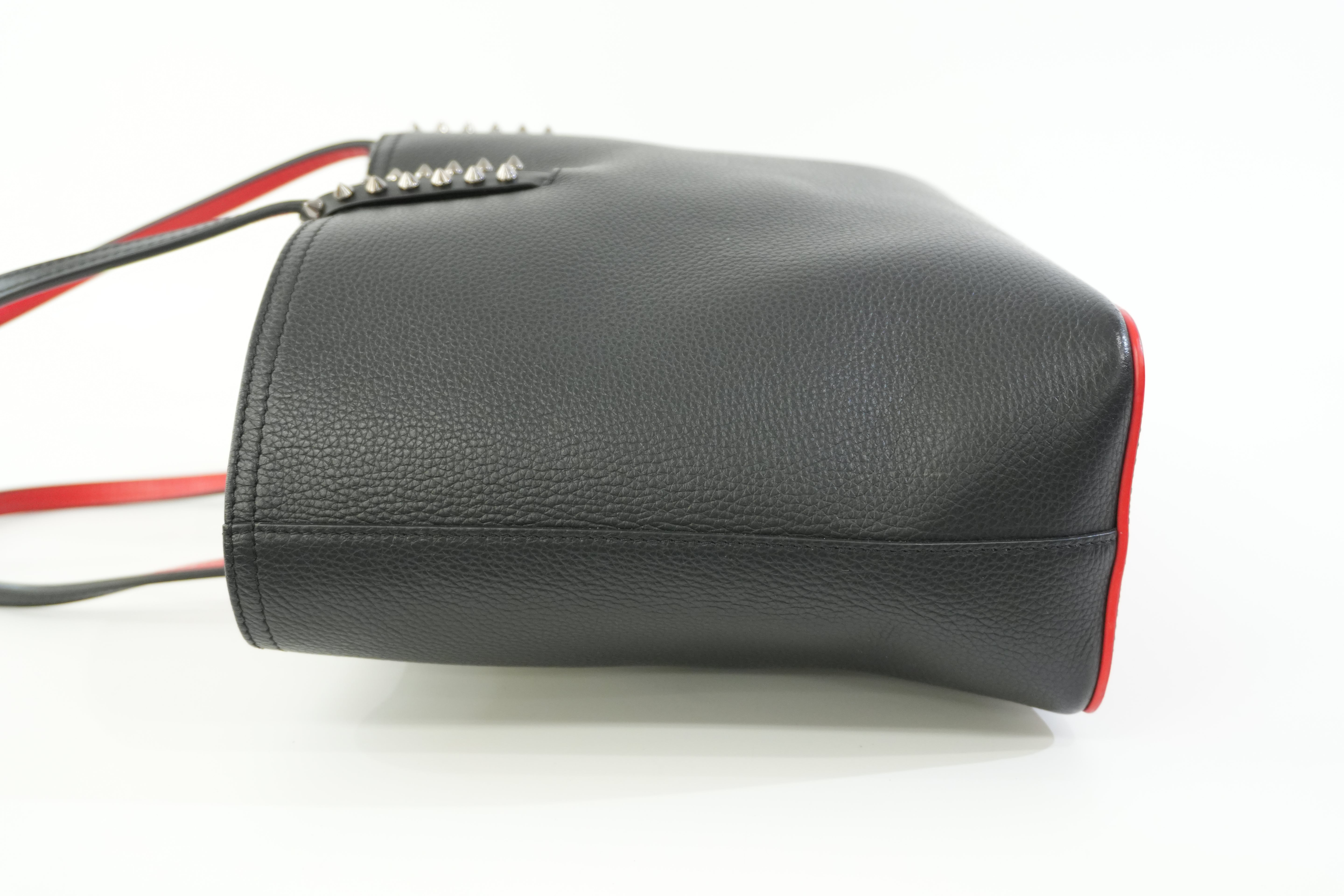 Pre-owned Christian Louboutin Leather Cabata Tote Bag Black