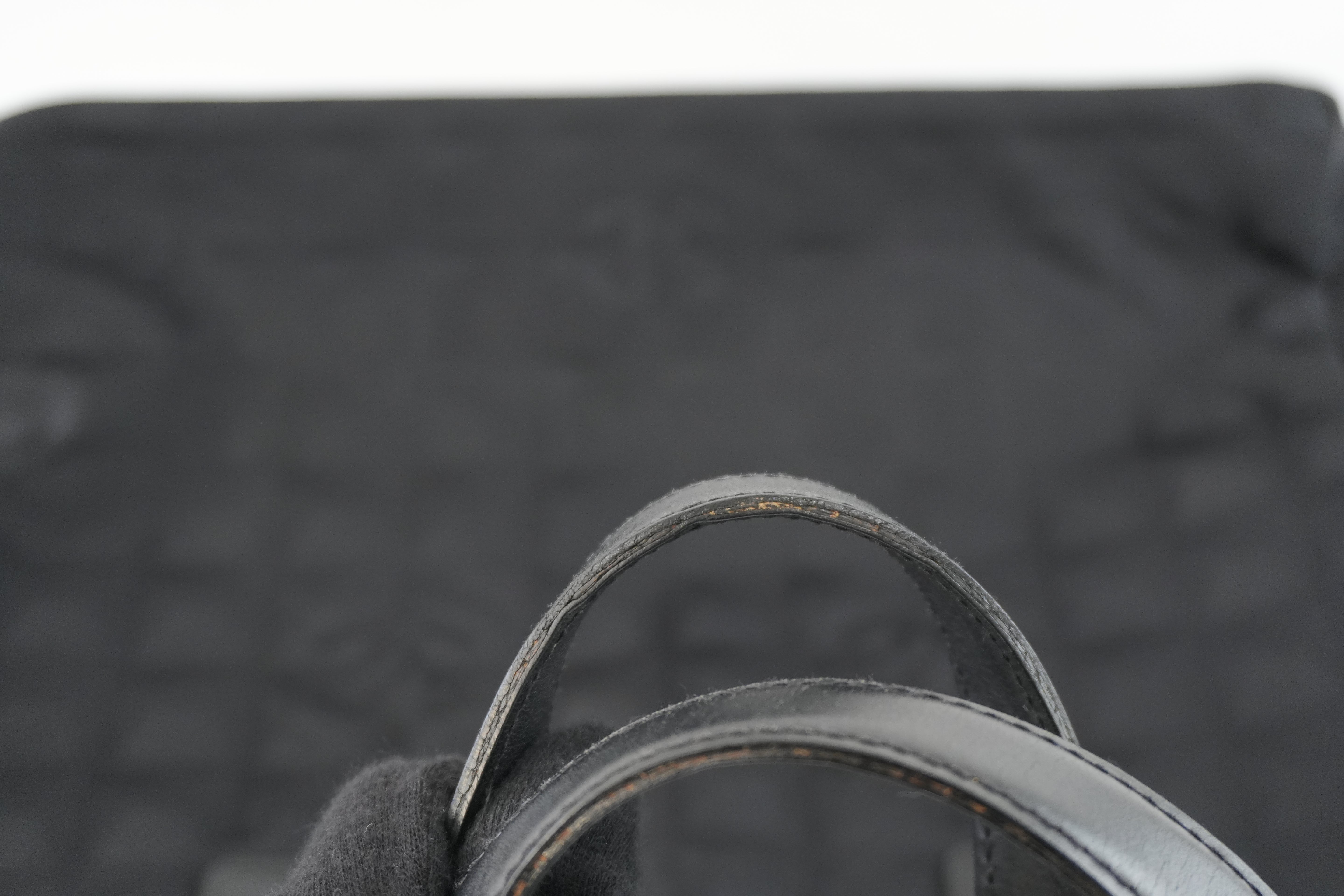 Chanel New Travel Line Tote Bag Black Nylon Used