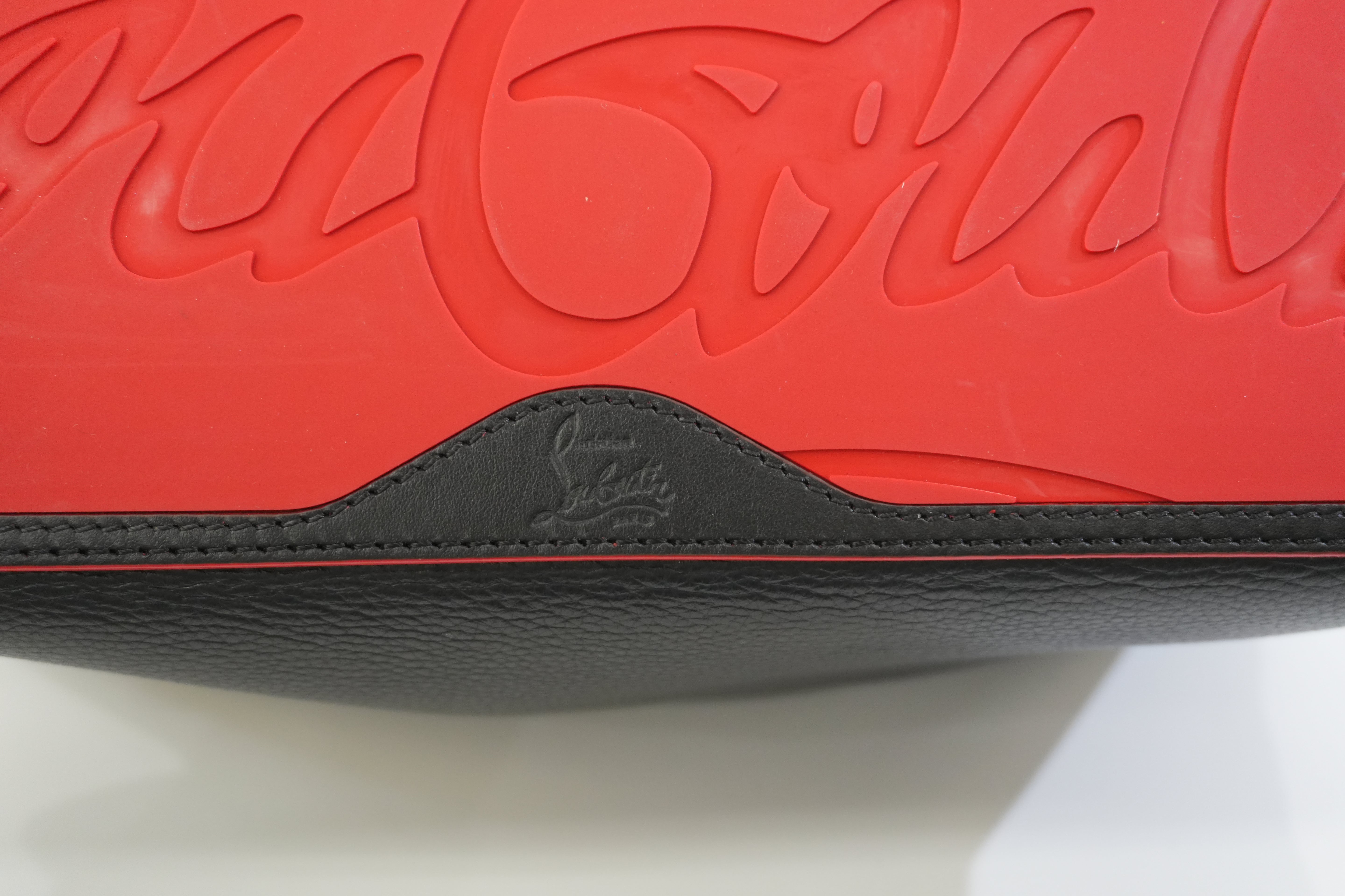 Pre-owned Christian Louboutin Leather Cabata Tote Bag Black