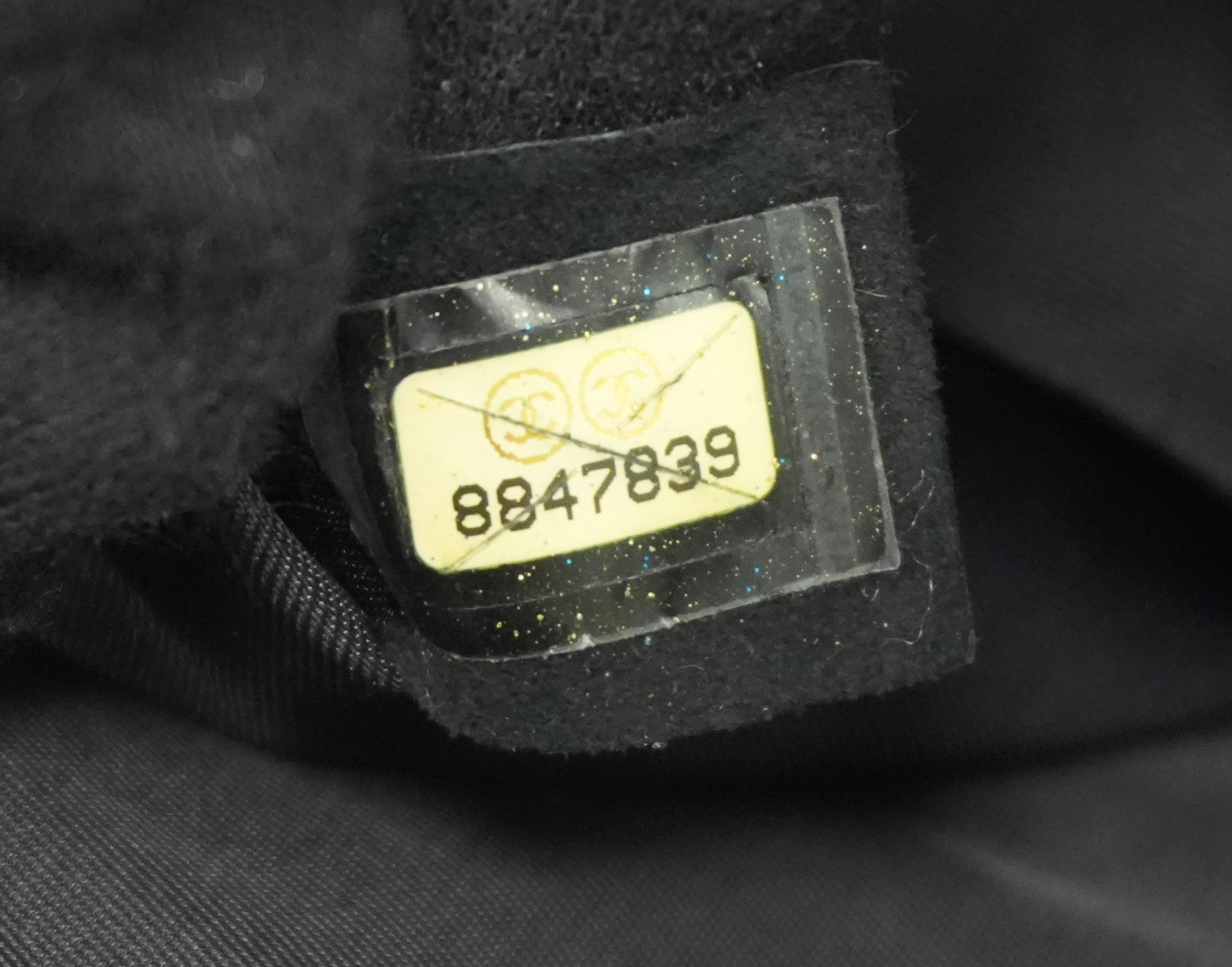 Chanel New Travel Line Tote Bag Black Nylon Used