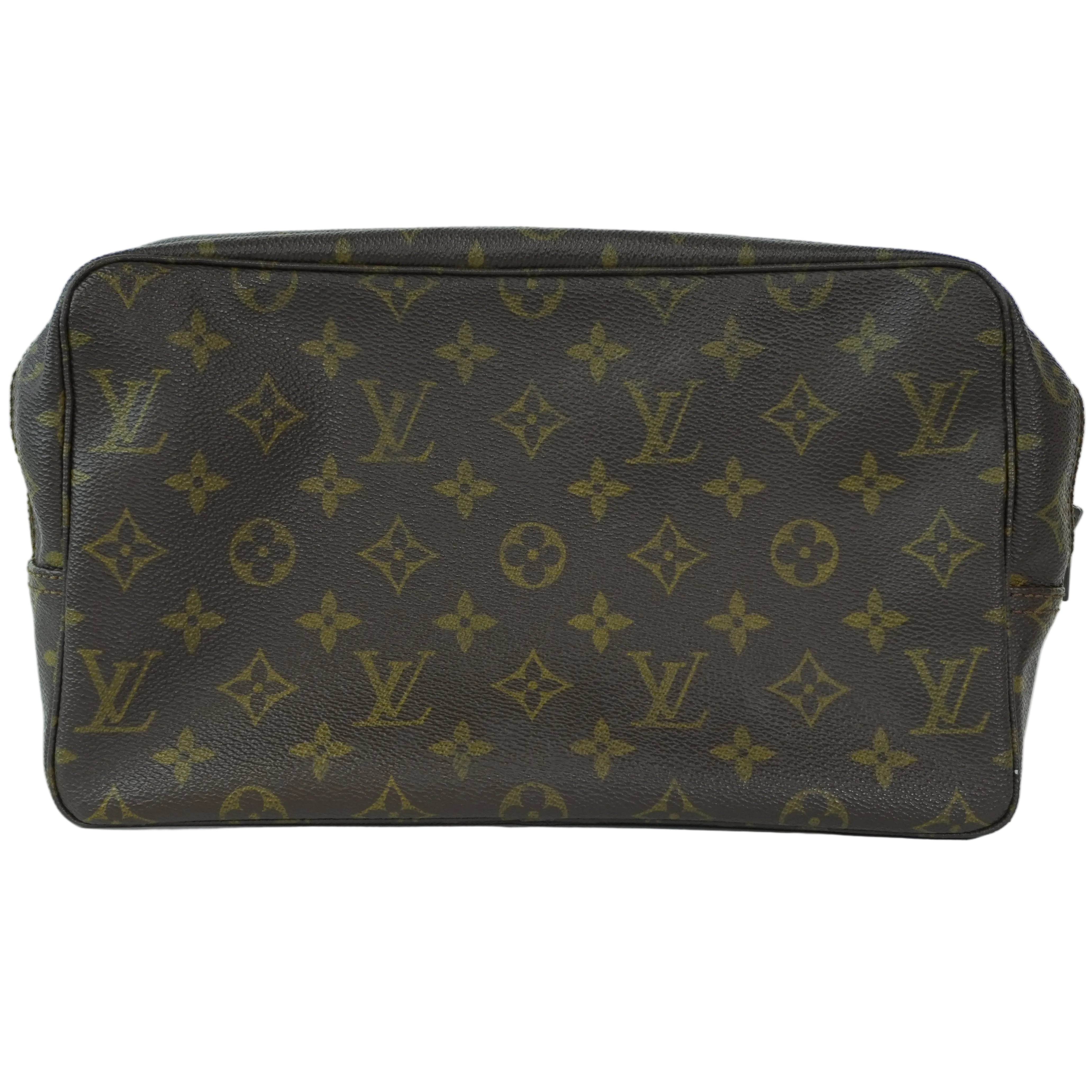 Pre-owned Louis Vuitton Monogram Trousse 28 pouch