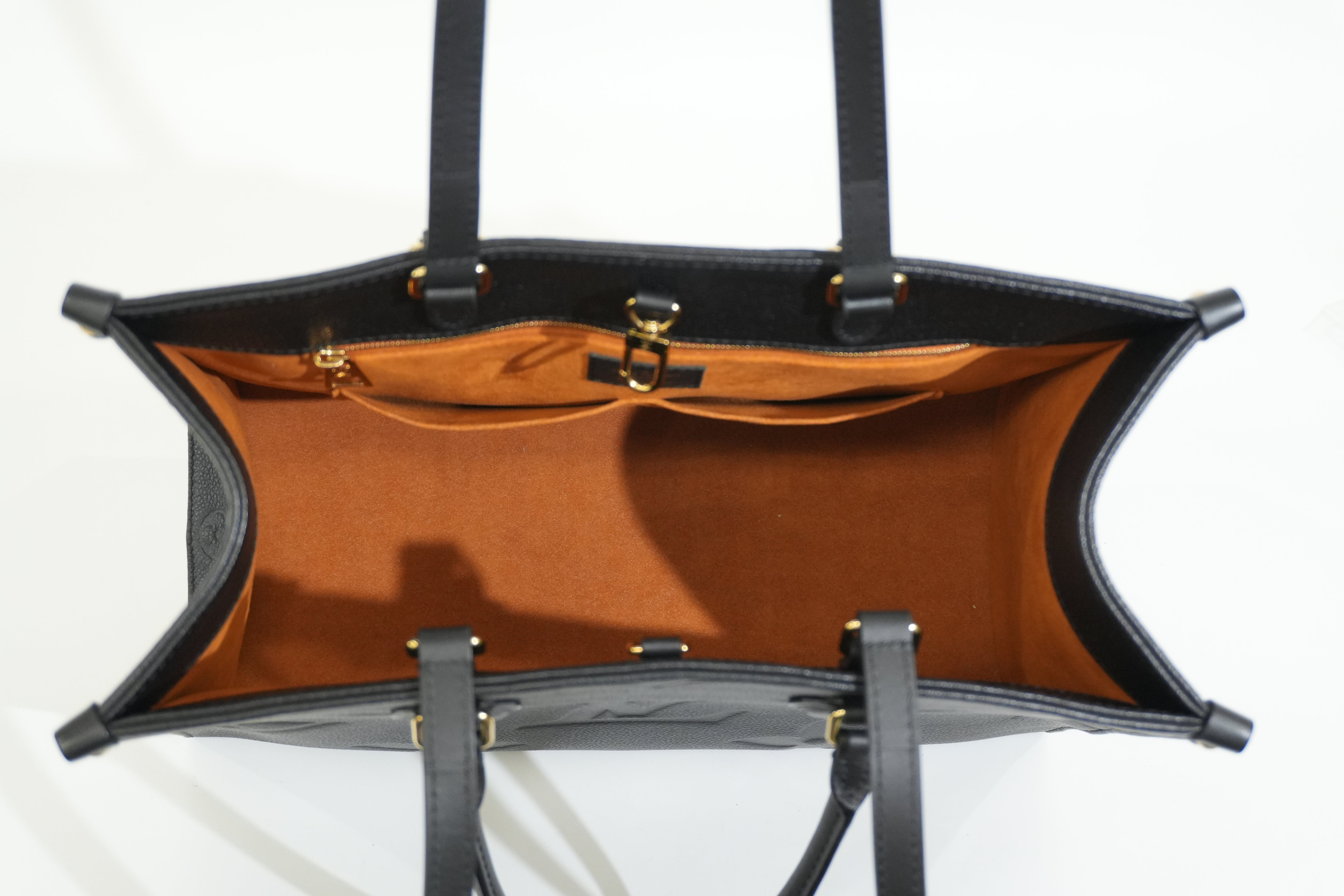 Pre-owned Louis Vuitton Empriente On The Go MM Tote Bag Black