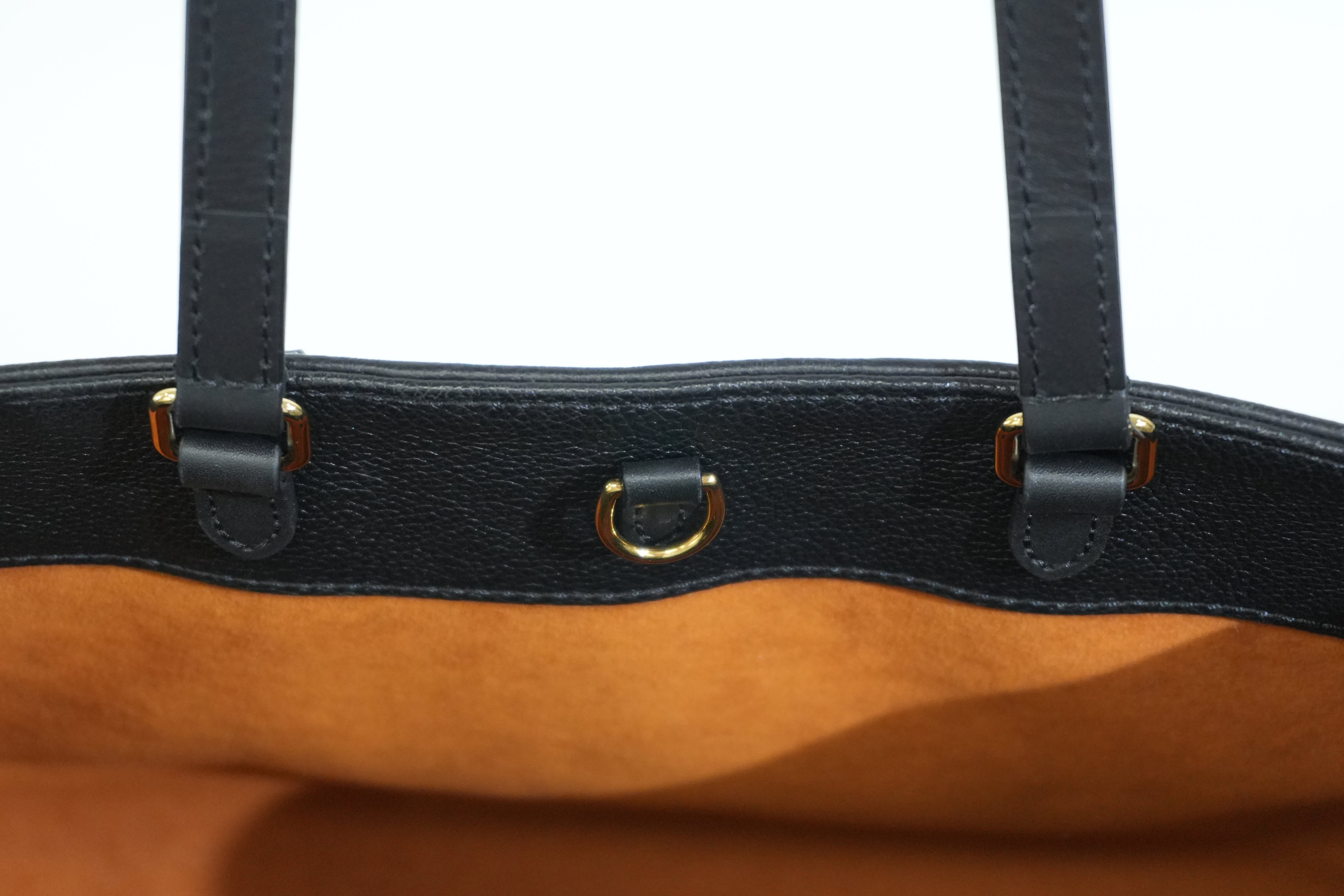 Pre-owned Louis Vuitton Empriente On The Go MM Tote Bag Black