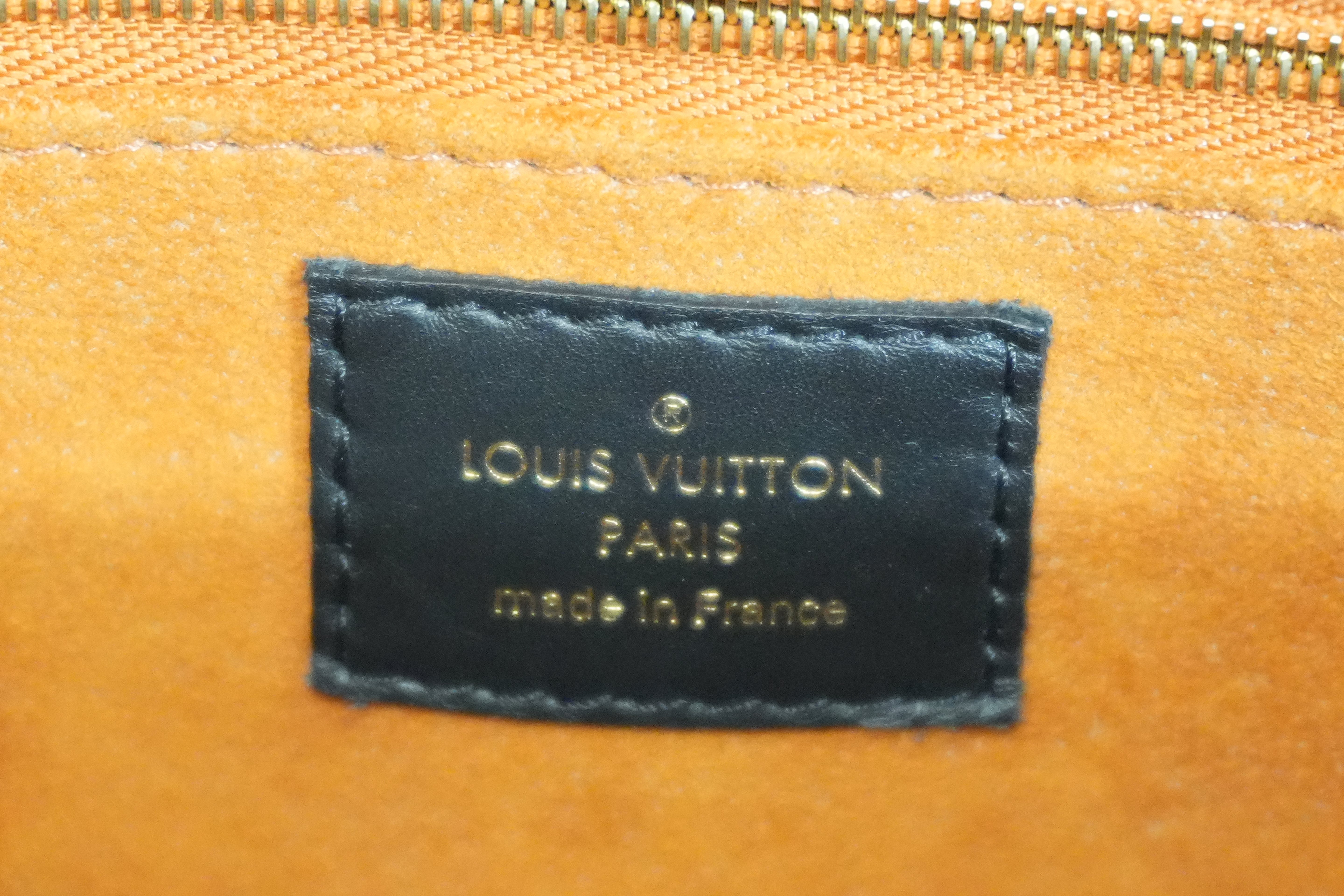 Pre-owned Louis Vuitton Empriente On The Go MM Tote Bag Black