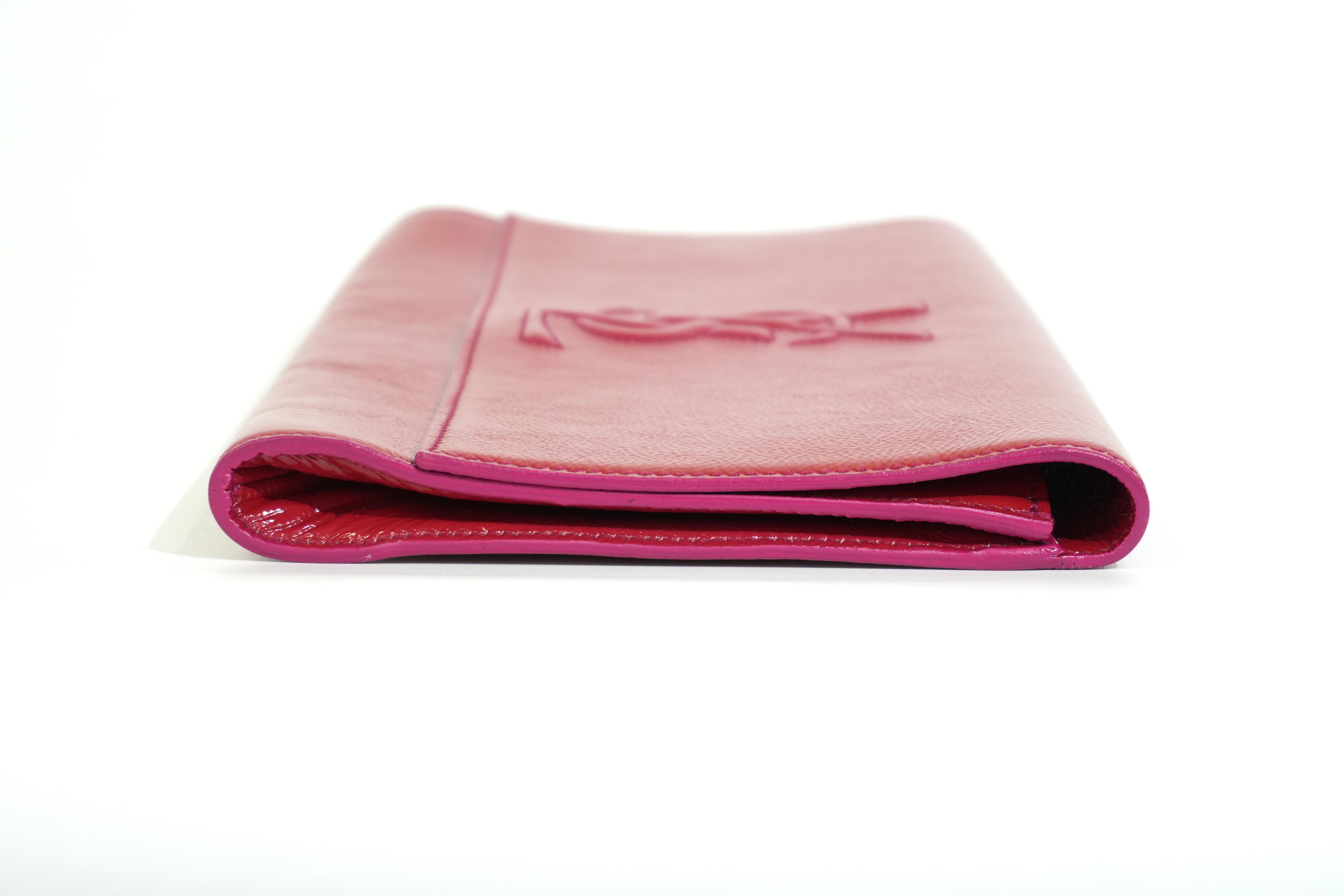 Pre-owned Saint Laurent Clutch Bag Lipstick Red