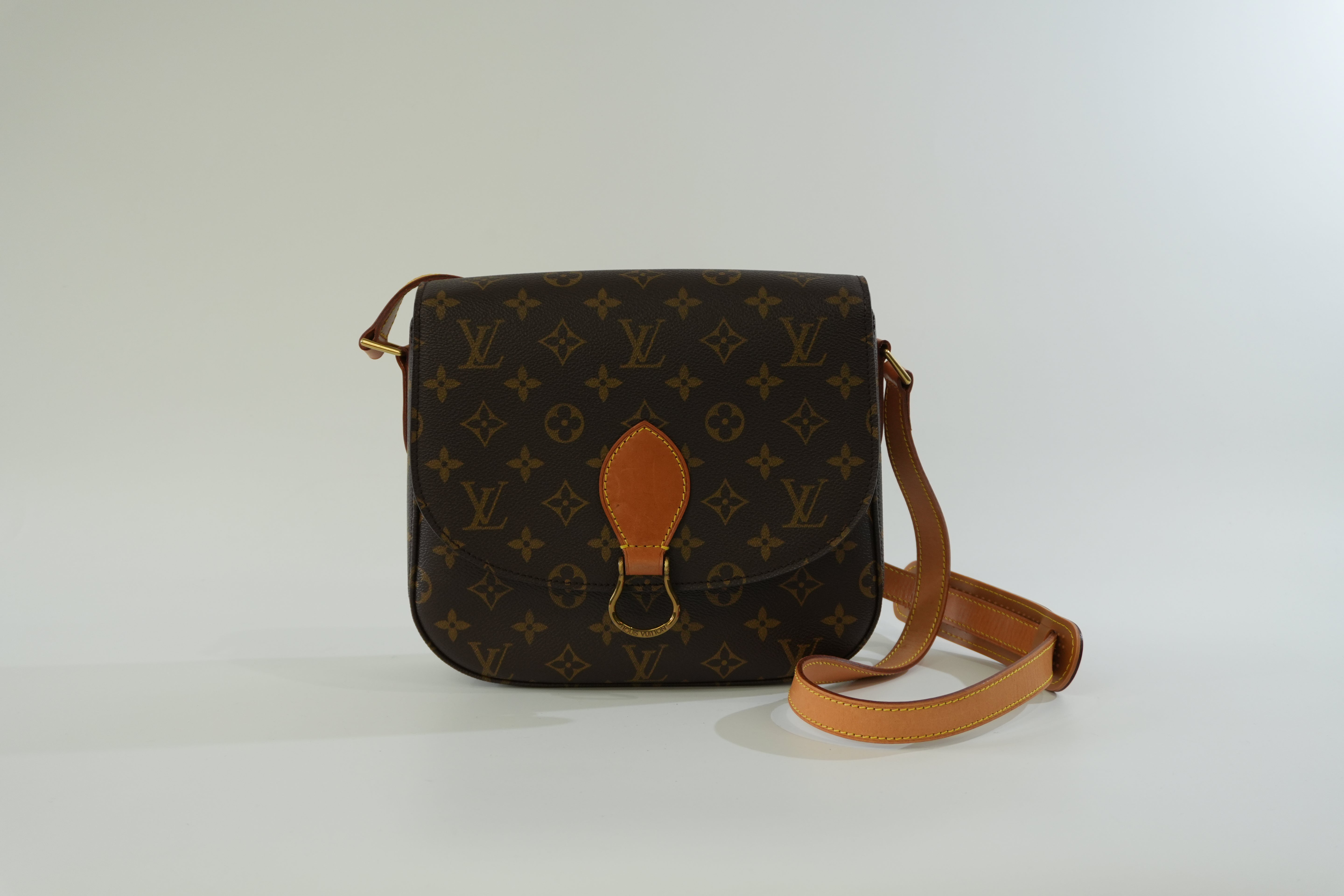 Pre-owned Louis Vuitton Monogram Saint Cloud GM Shoulder Bag