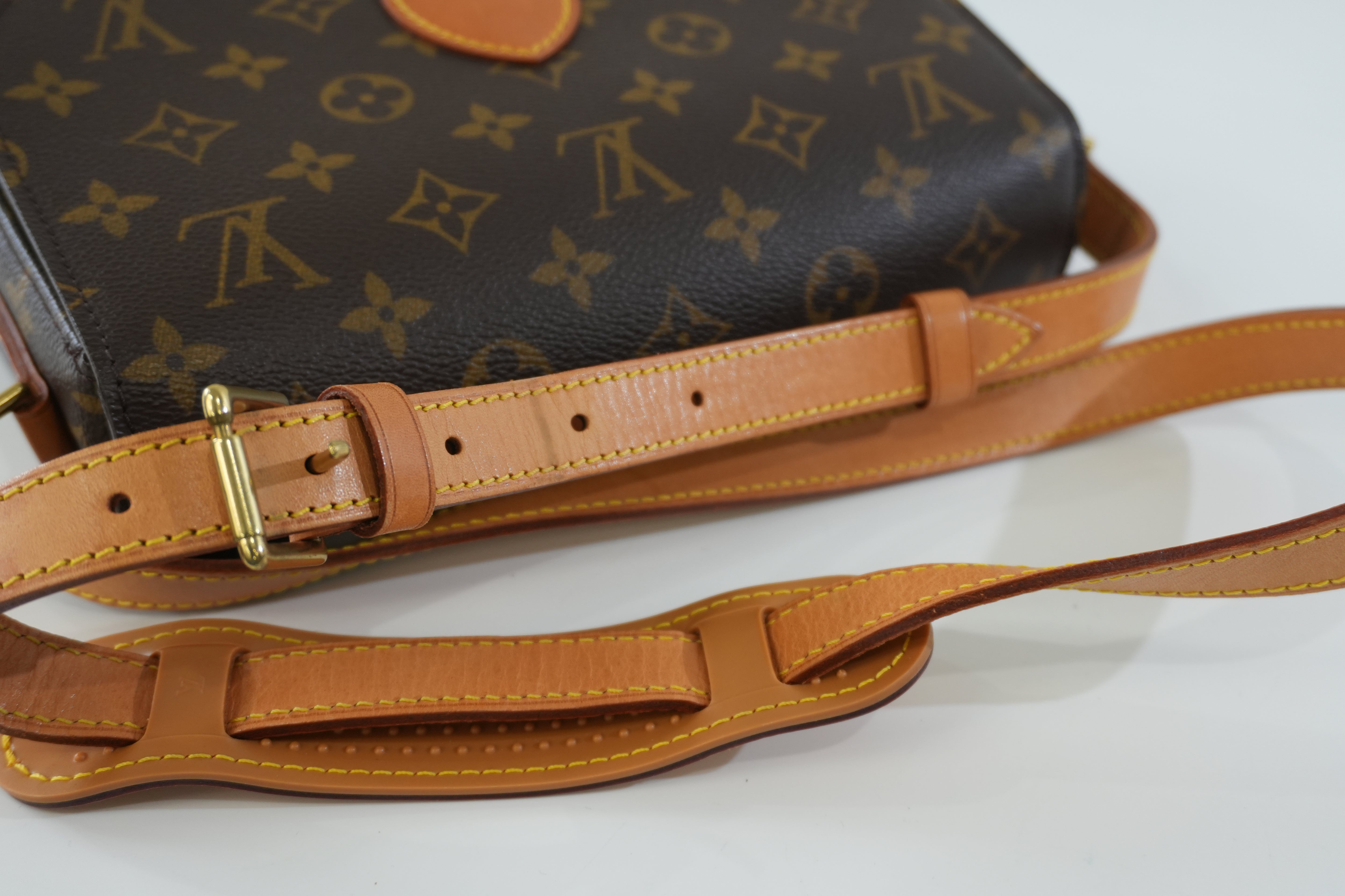 Pre-owned Louis Vuitton Monogram Saint Cloud GM Shoulder Bag