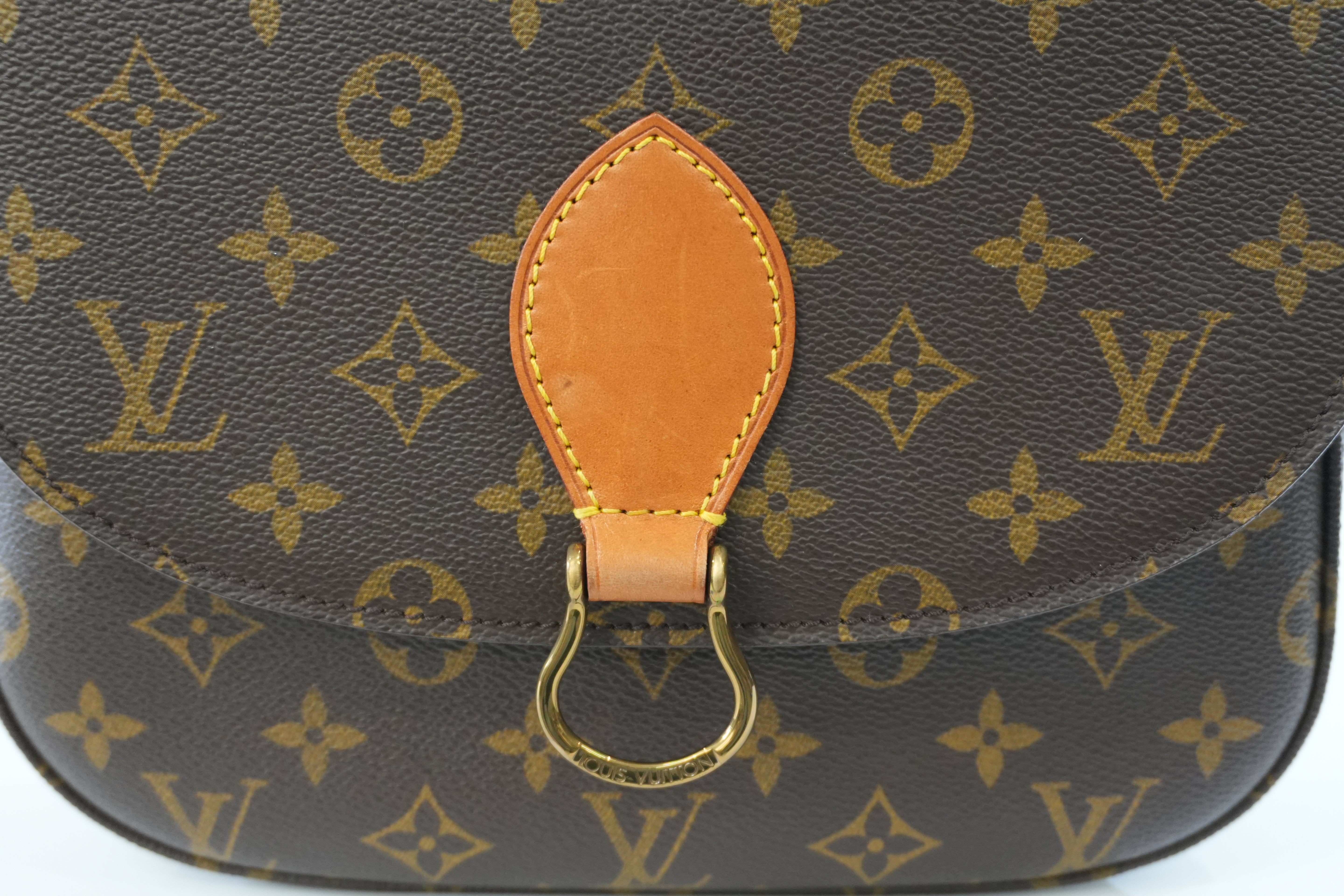 Pre-owned Louis Vuitton Monogram Saint Cloud GM Shoulder Bag