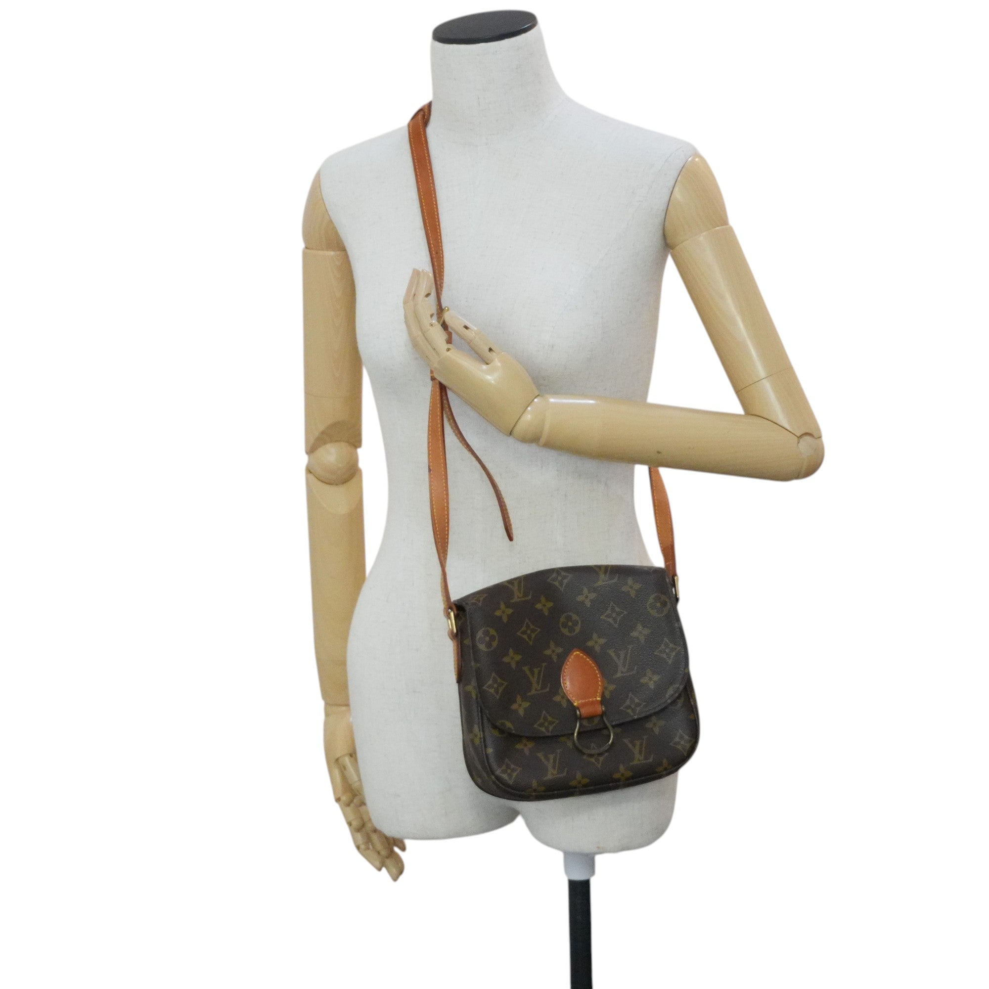 Pre-owned Louis Vuitton Monogram Saint Cloud Crossbody Bag