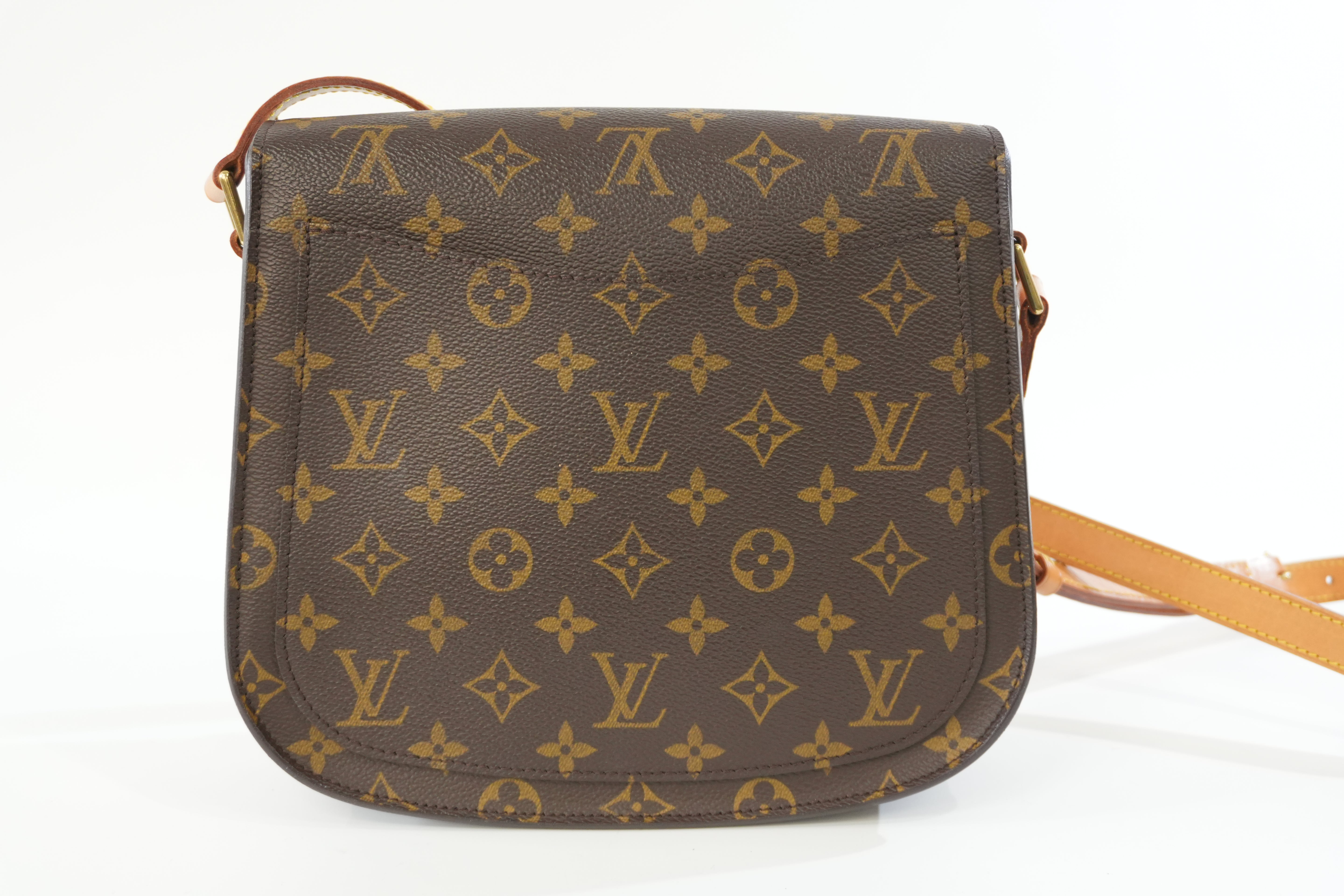 Pre-owned Louis Vuitton Monogram Saint Cloud GM Shoulder Bag
