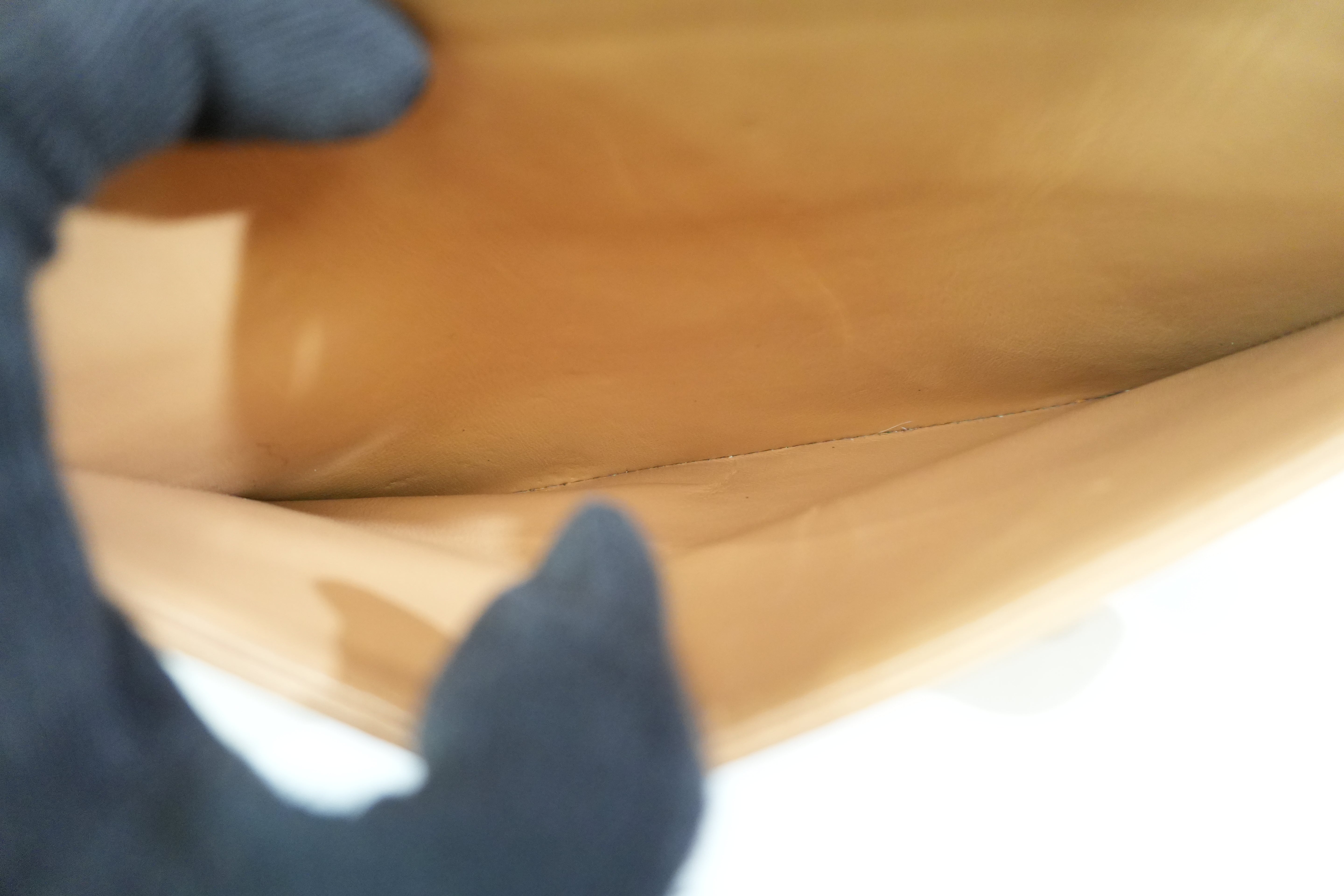 Pre-owned Chanel Lambskin Leather Tote Bag Beige