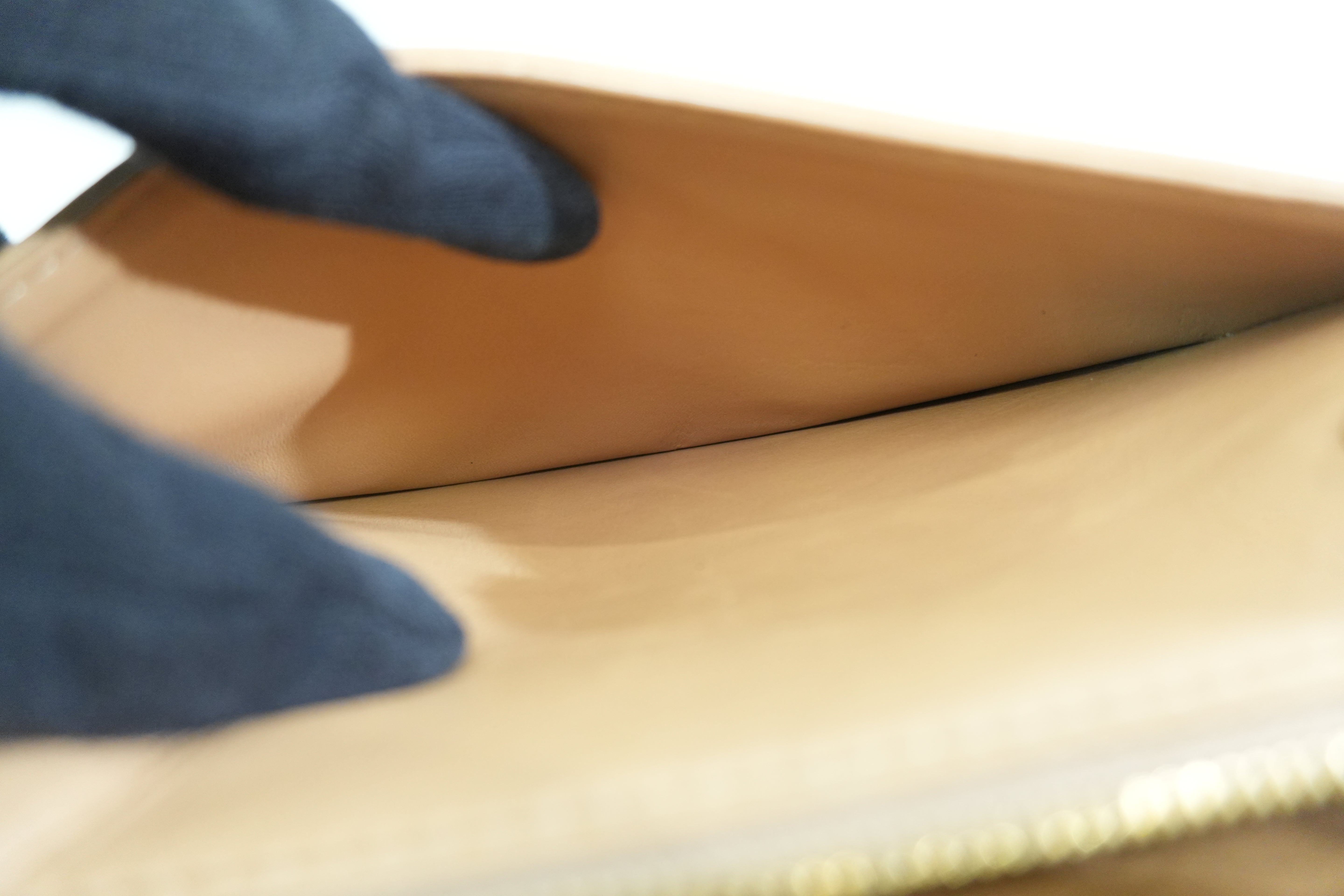 Pre-owned Chanel Lambskin Leather Tote Bag Beige