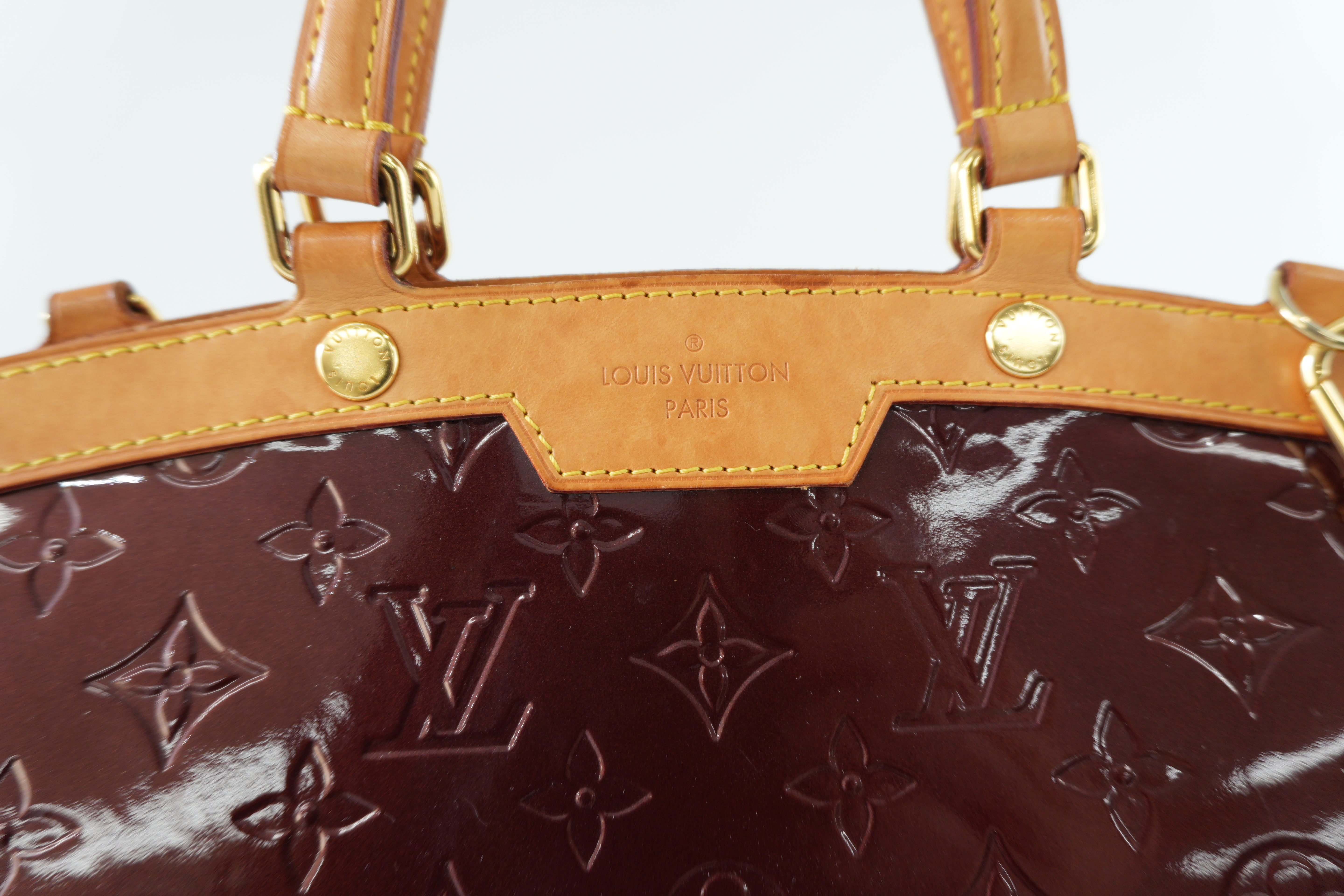 Louis Vuitton Brea Vernis Two Way Shoulder Bag Rouge Fauviste Used