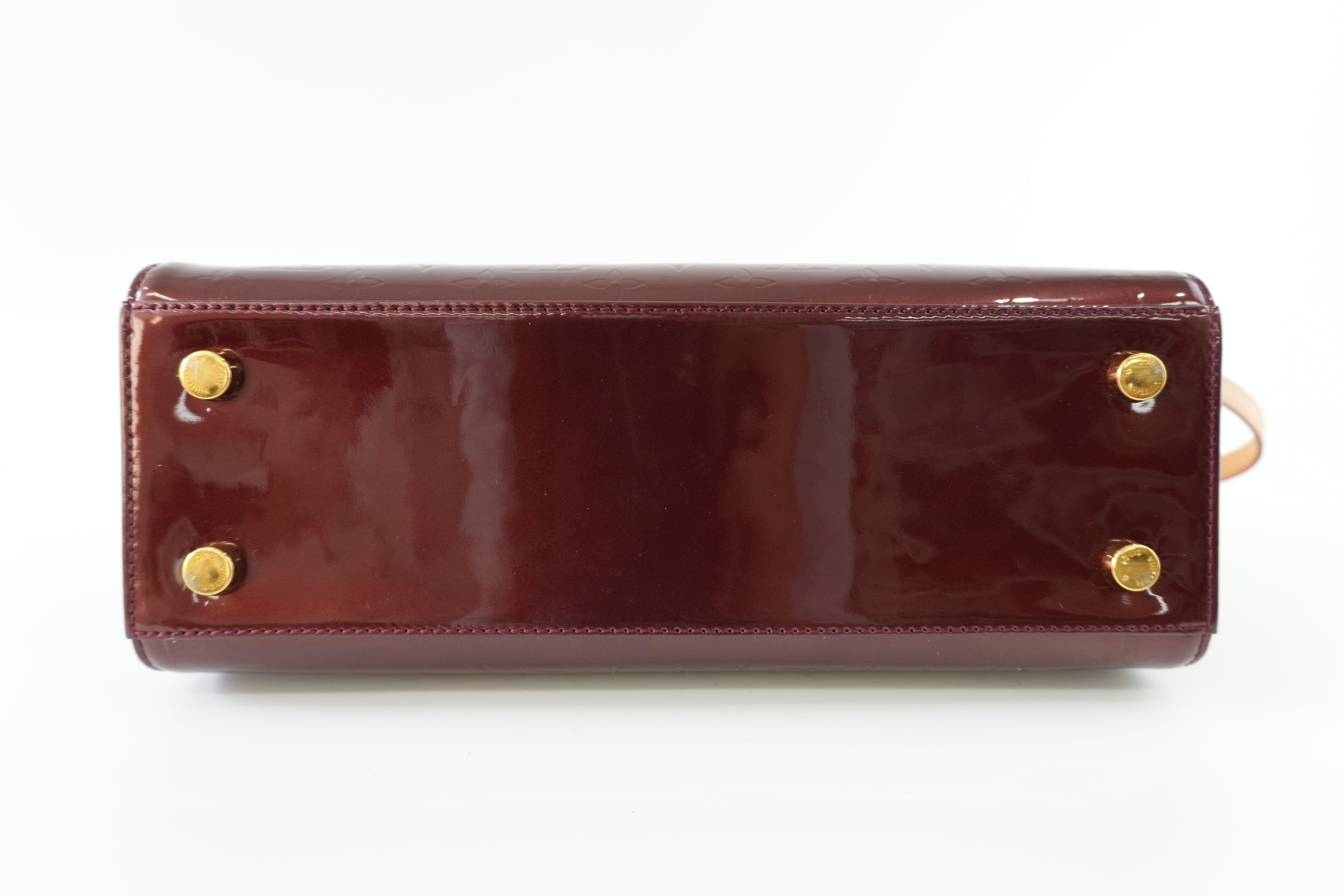 Louis Vuitton Brea Vernis Two Way Shoulder Bag Rouge Fauviste Used