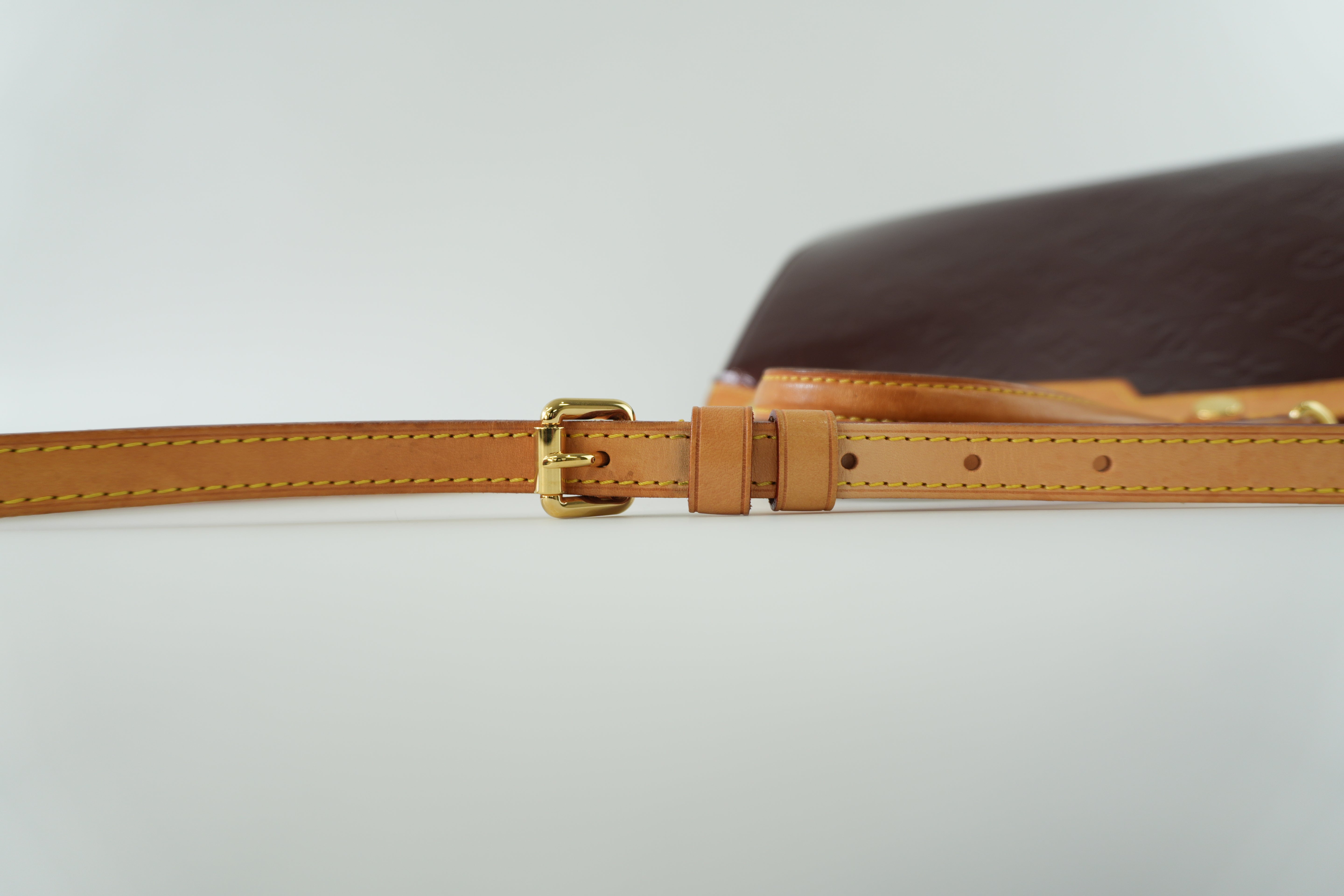 Louis Vuitton Brea Vernis Two Way Shoulder Bag Rouge Fauviste Used