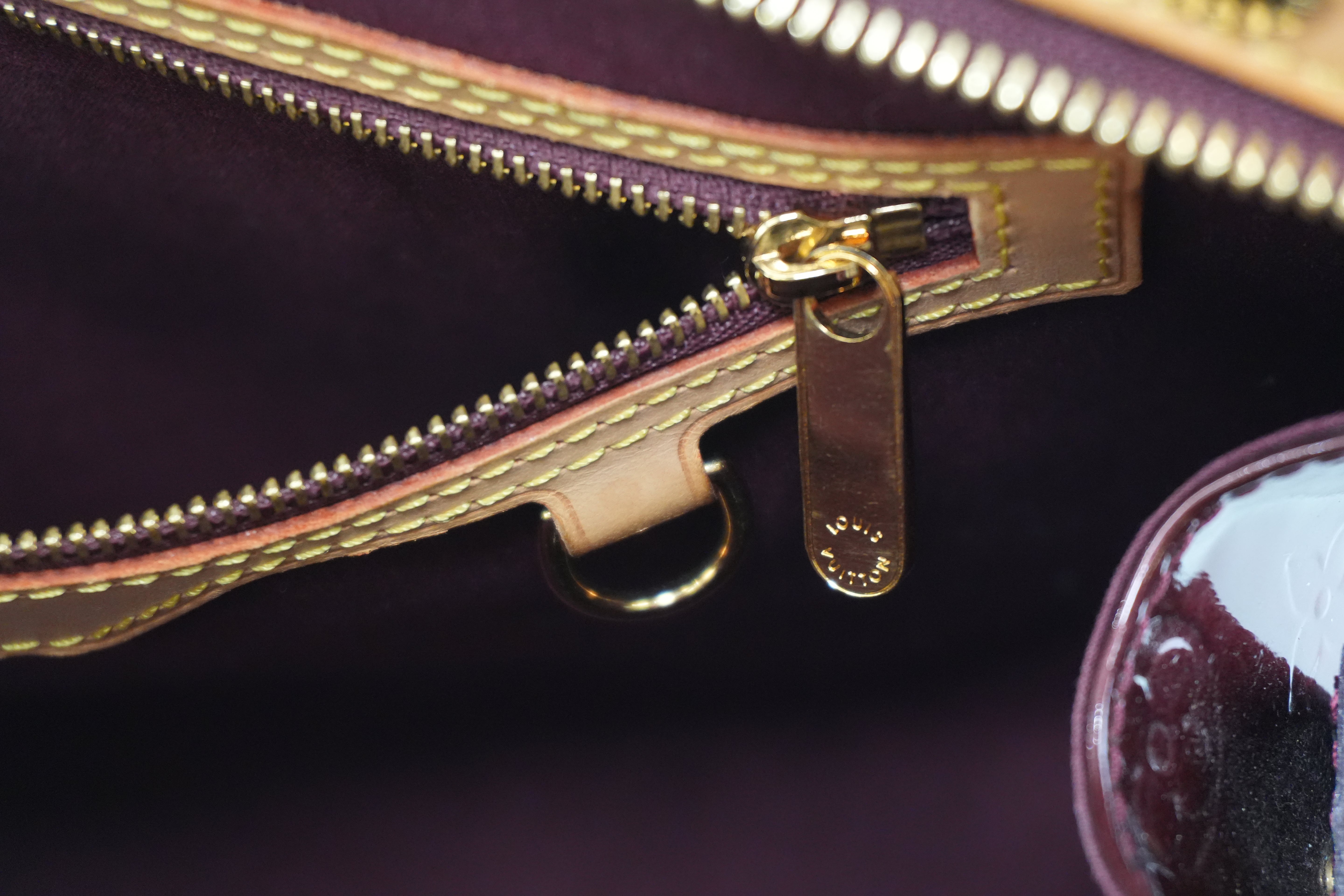 Louis Vuitton Brea Vernis Two Way Shoulder Bag Rouge Fauviste Used