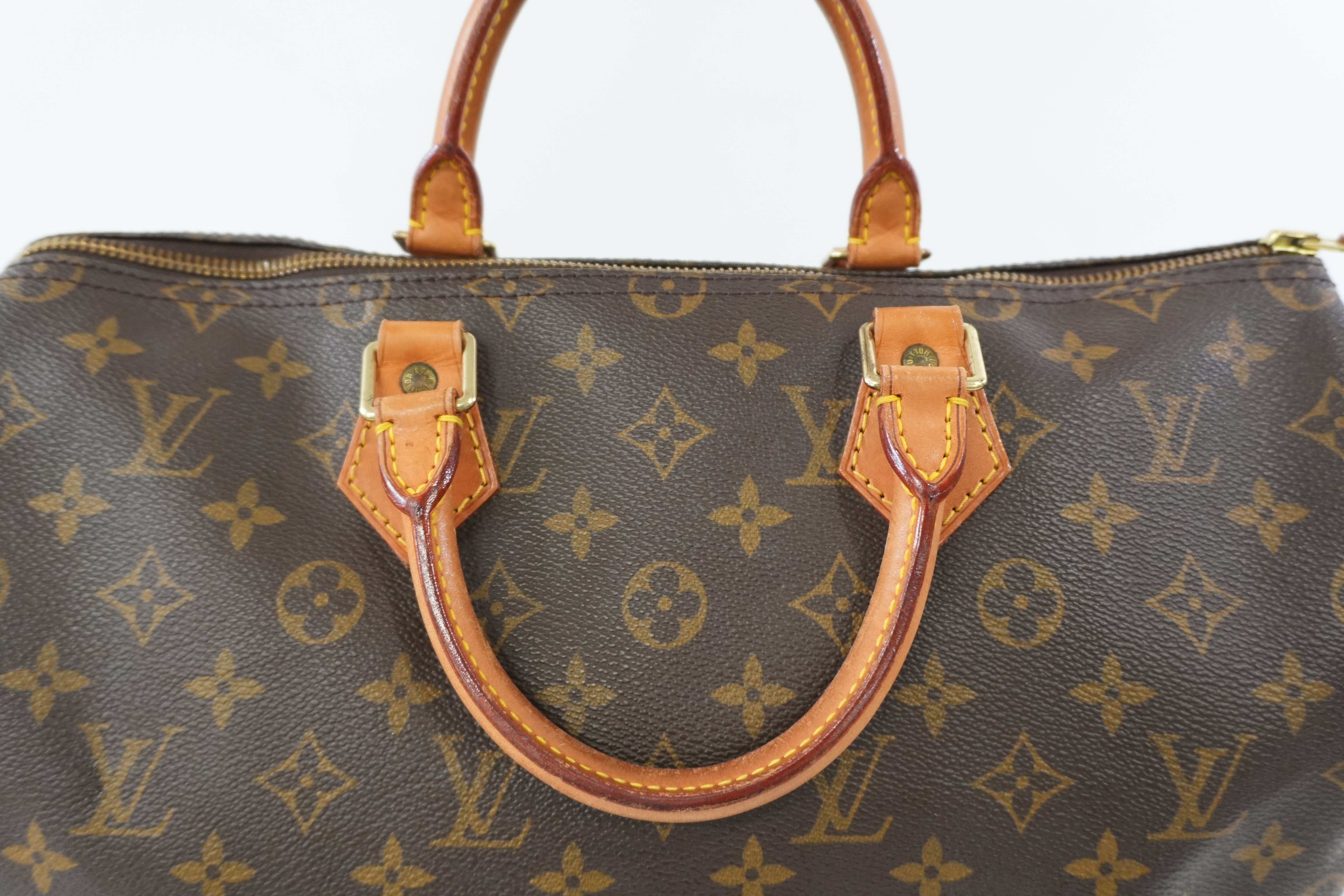 Pre-owned Louis Vuitton Monogram Speedy 35 Handbag