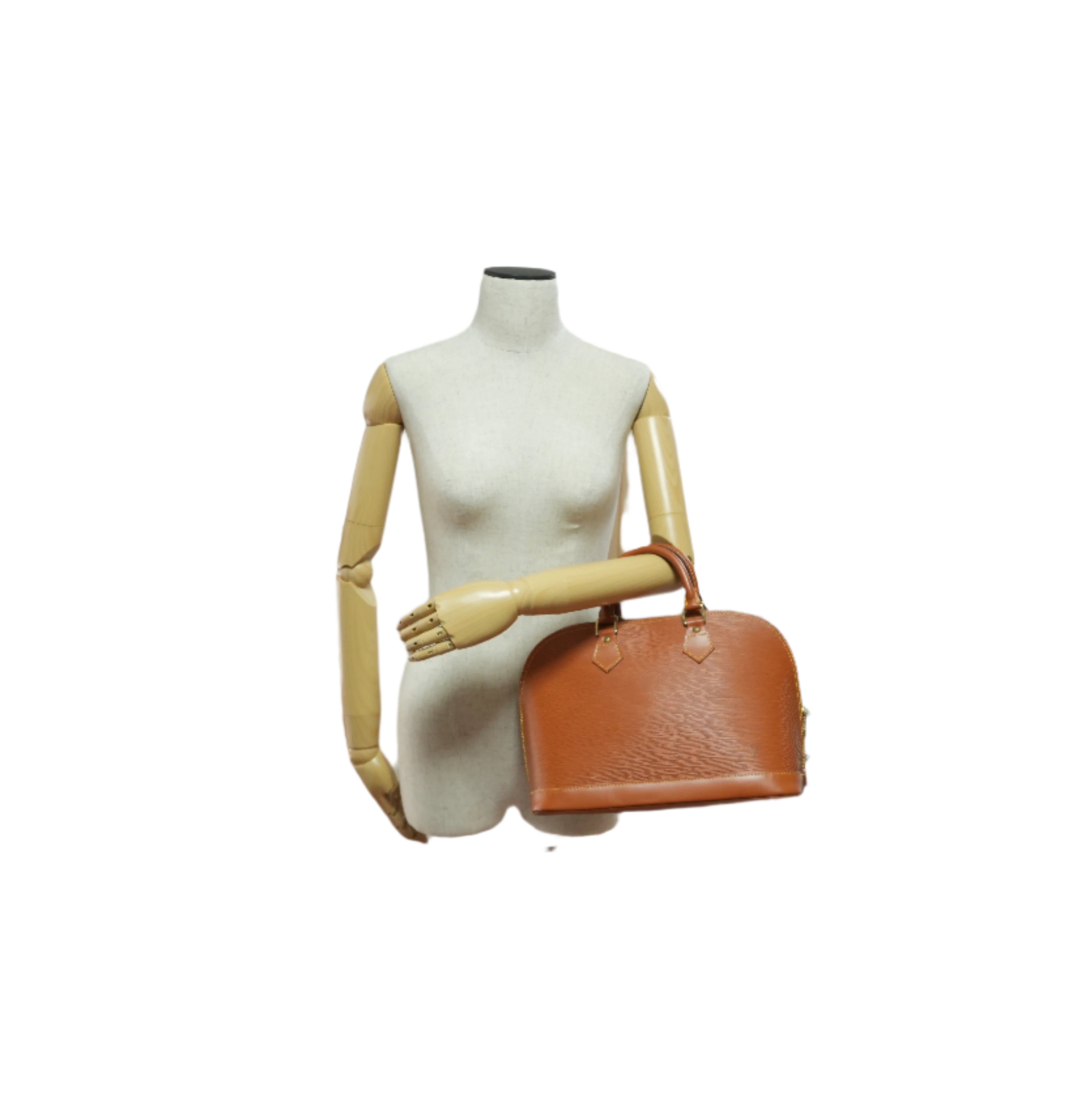 ルイヴィトン エピ アルマ PM ハンドバッグ ケニア ブラウン 中古