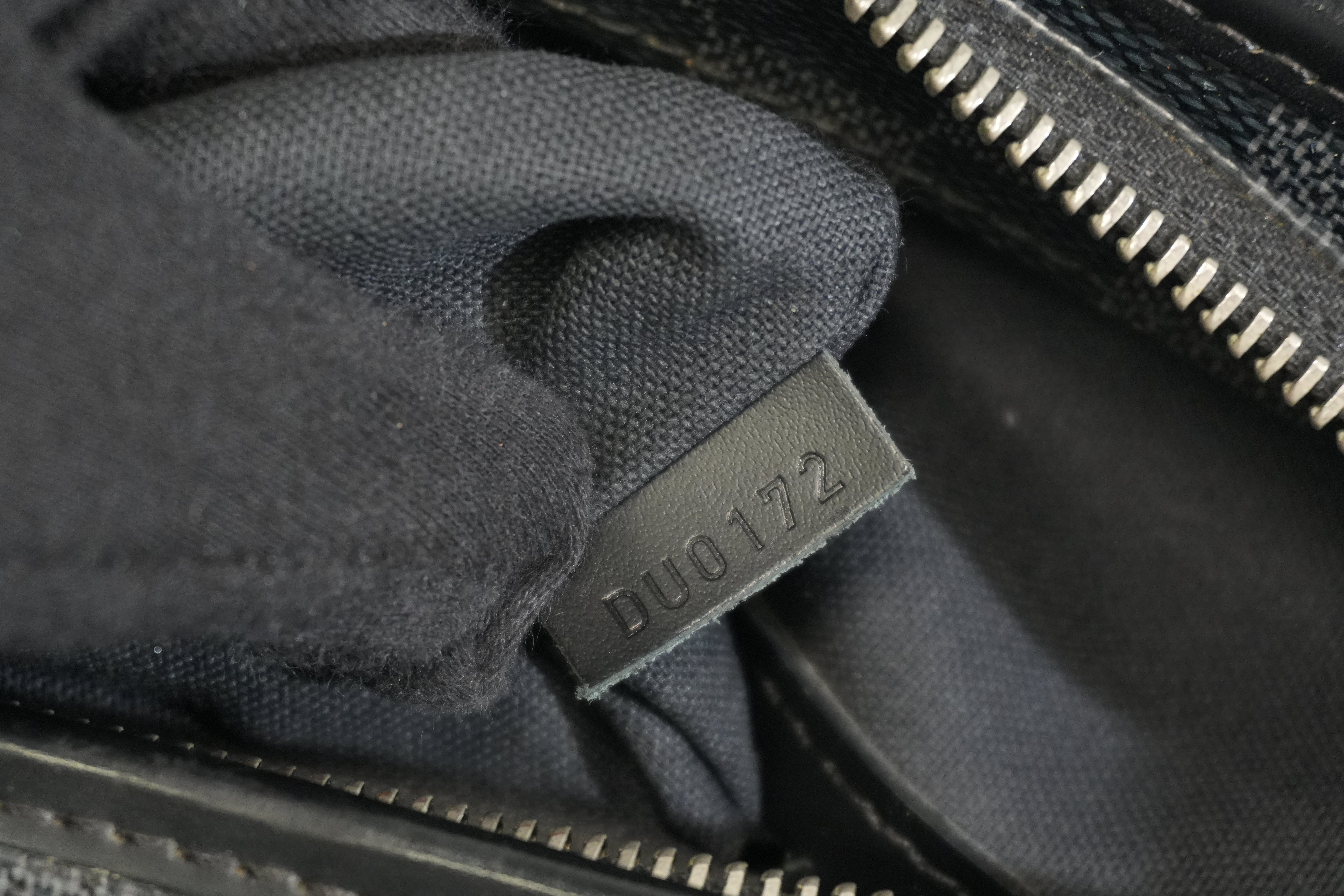 Pre-owned Louis Vuitton Damier Graphite Tadao Shoulder Tote Bag