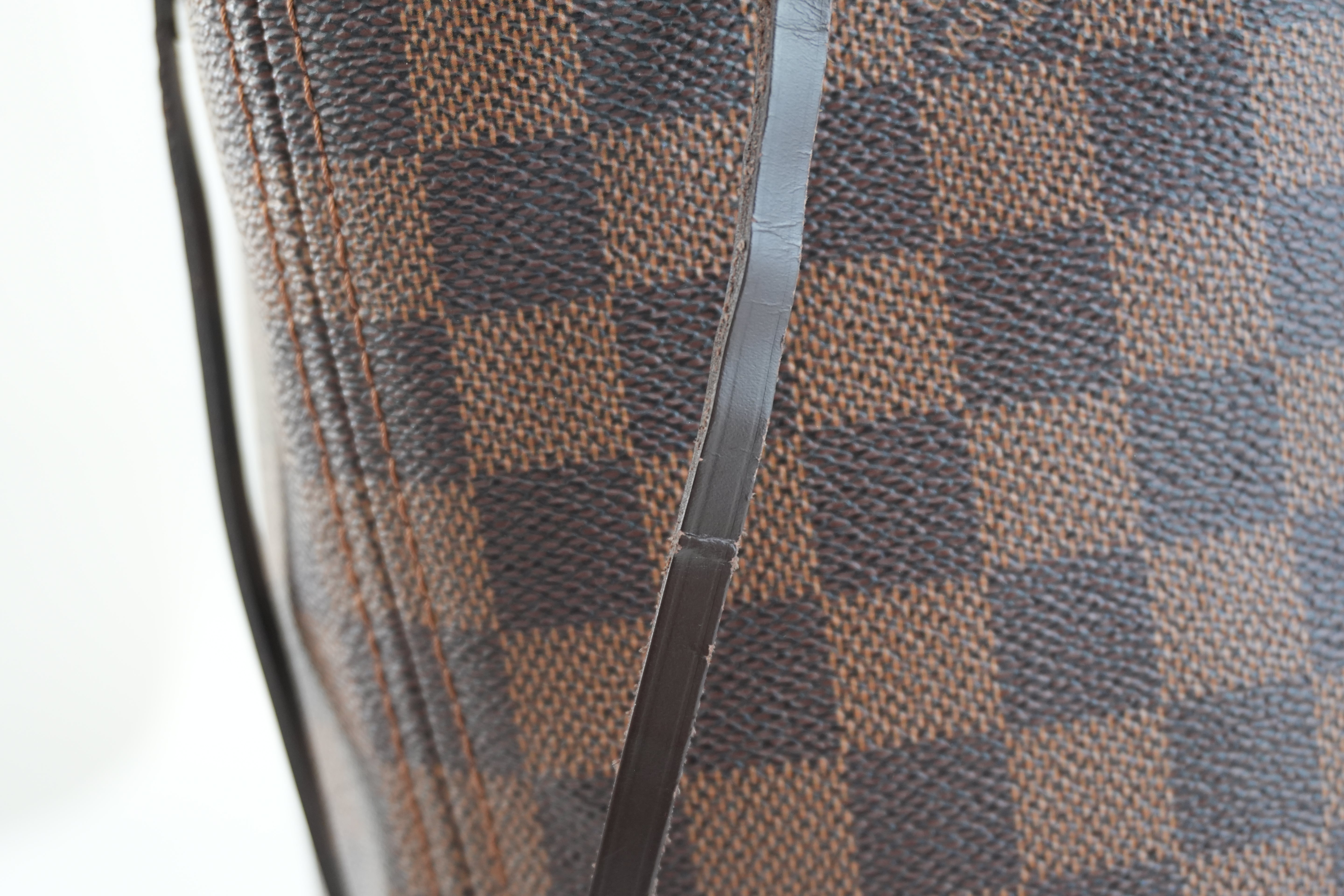 Louis Vuitton Damier Ebene Neverfull MM Shoulder Tote Bag Used