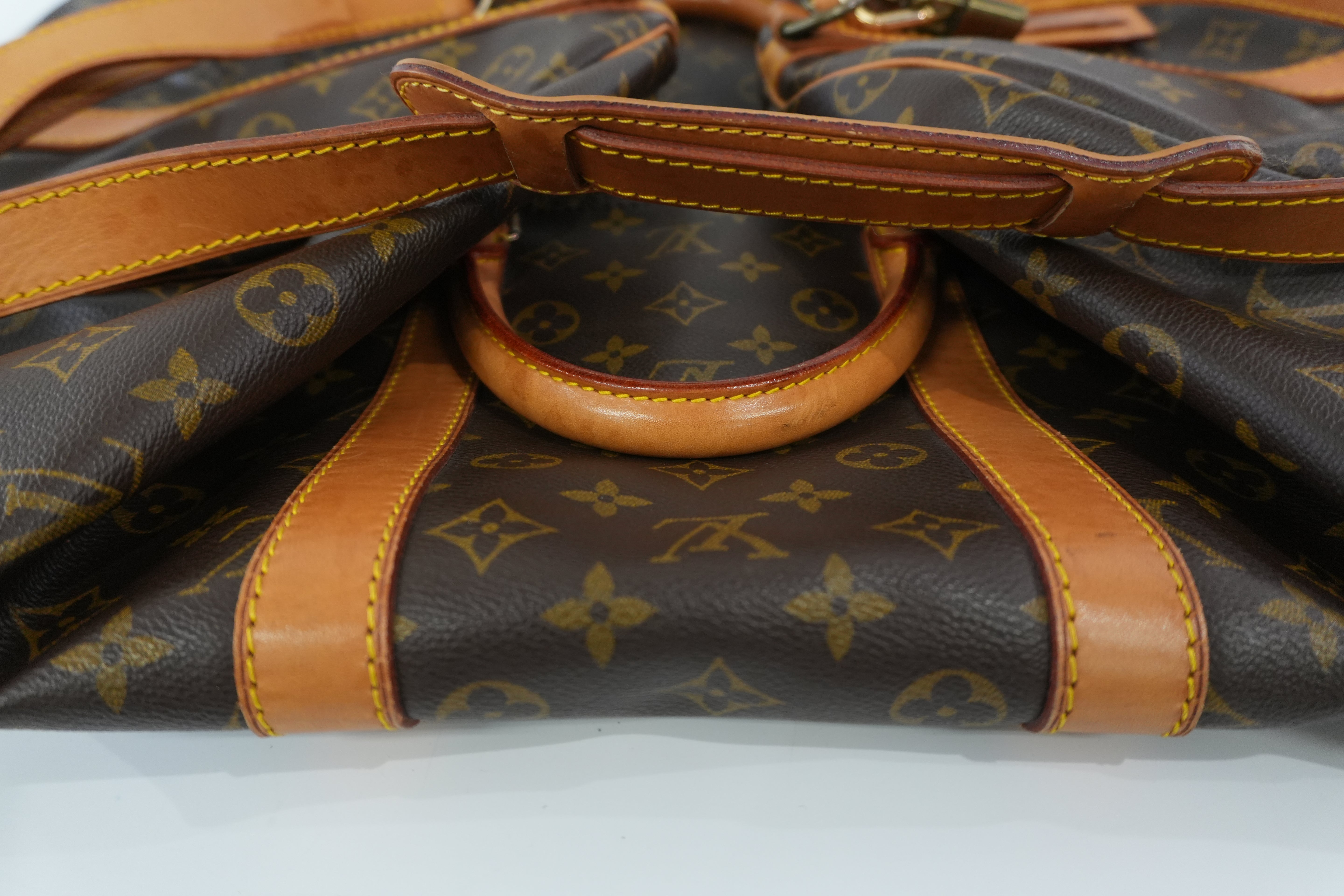 Pre-owned Louis Vuitton Monogram Keepall 55 Bandouliere