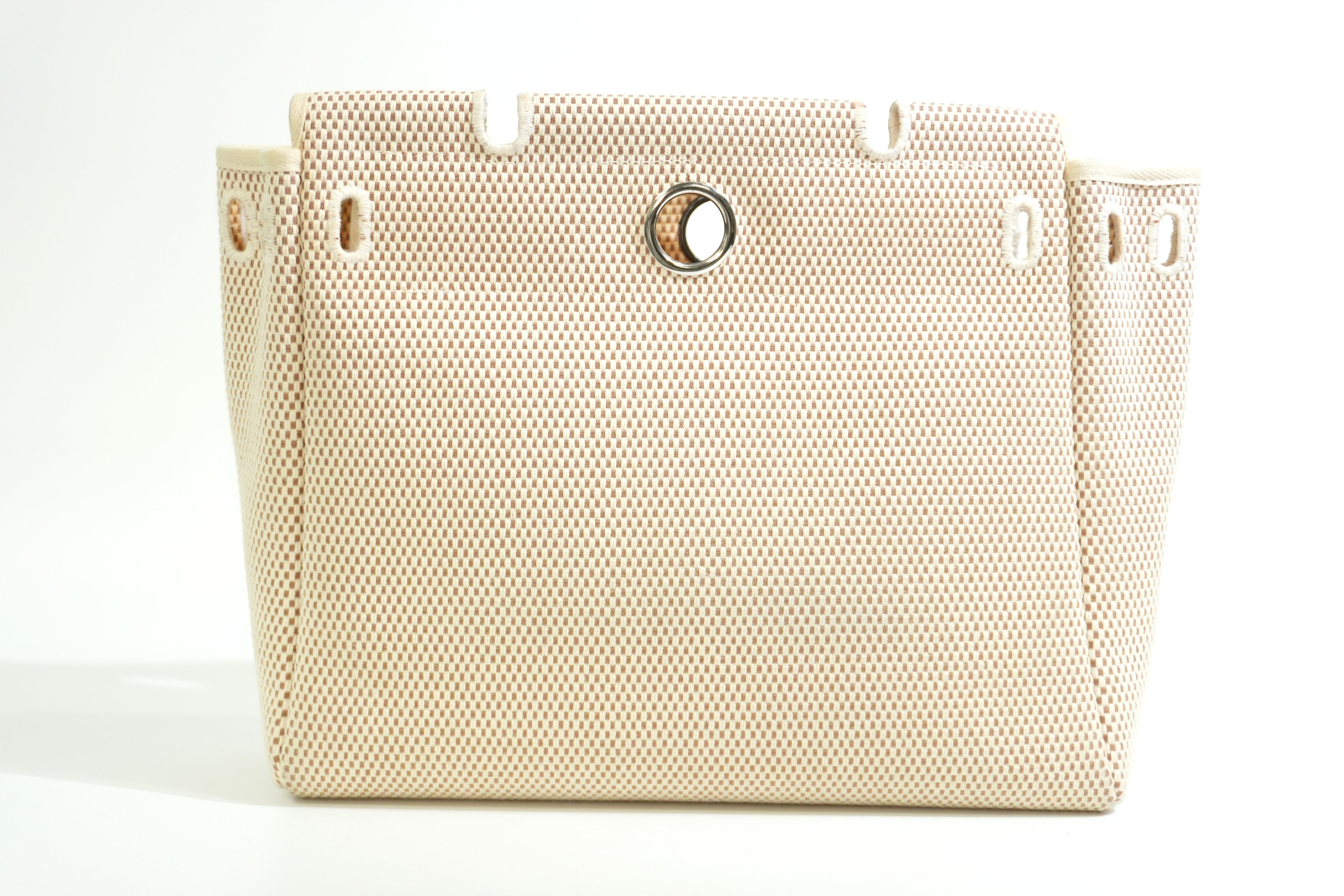 Pre-owned Hermes Herbag Year 2003 Black