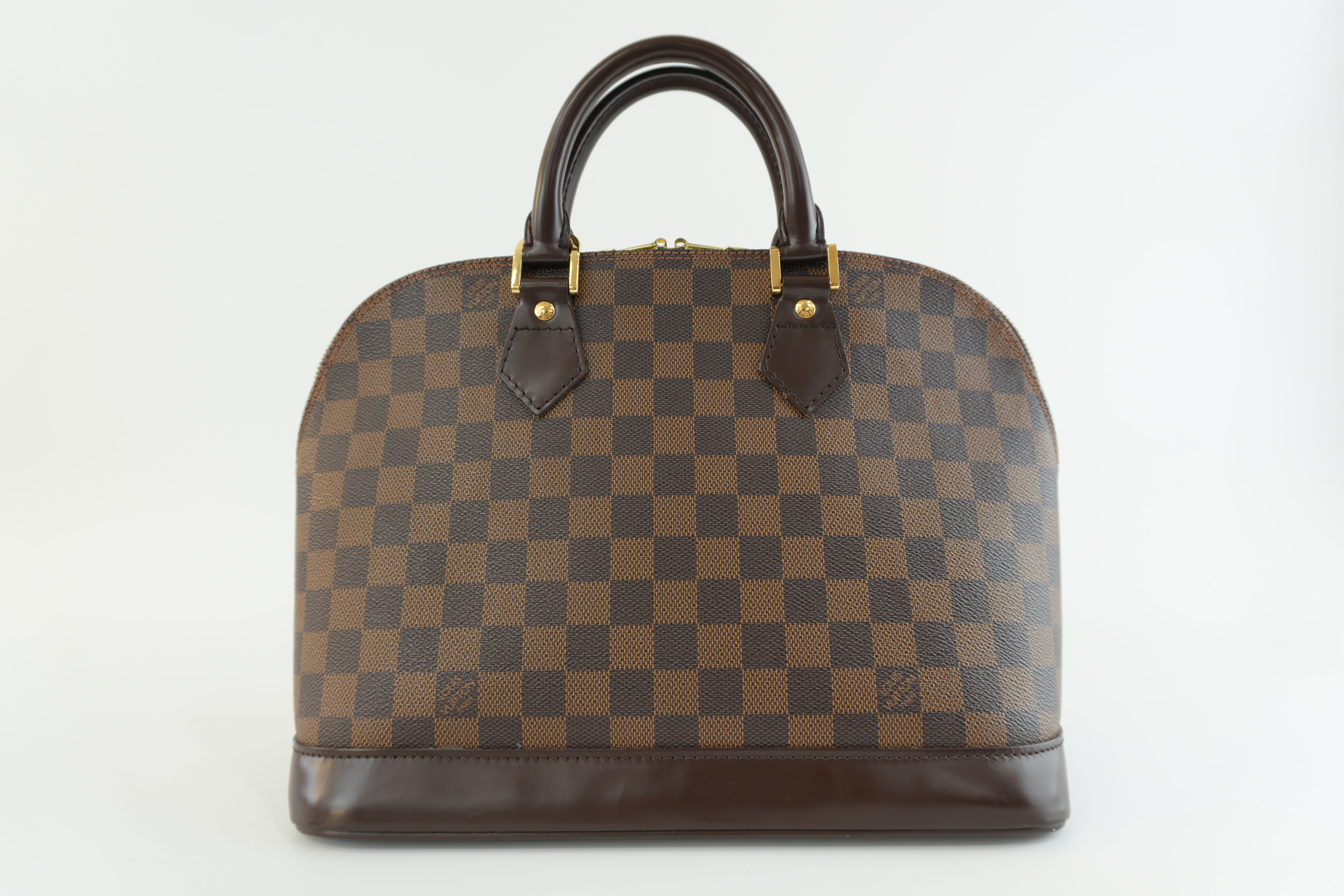 Louis Vuitton Damier Ebene Alma Handbag Used